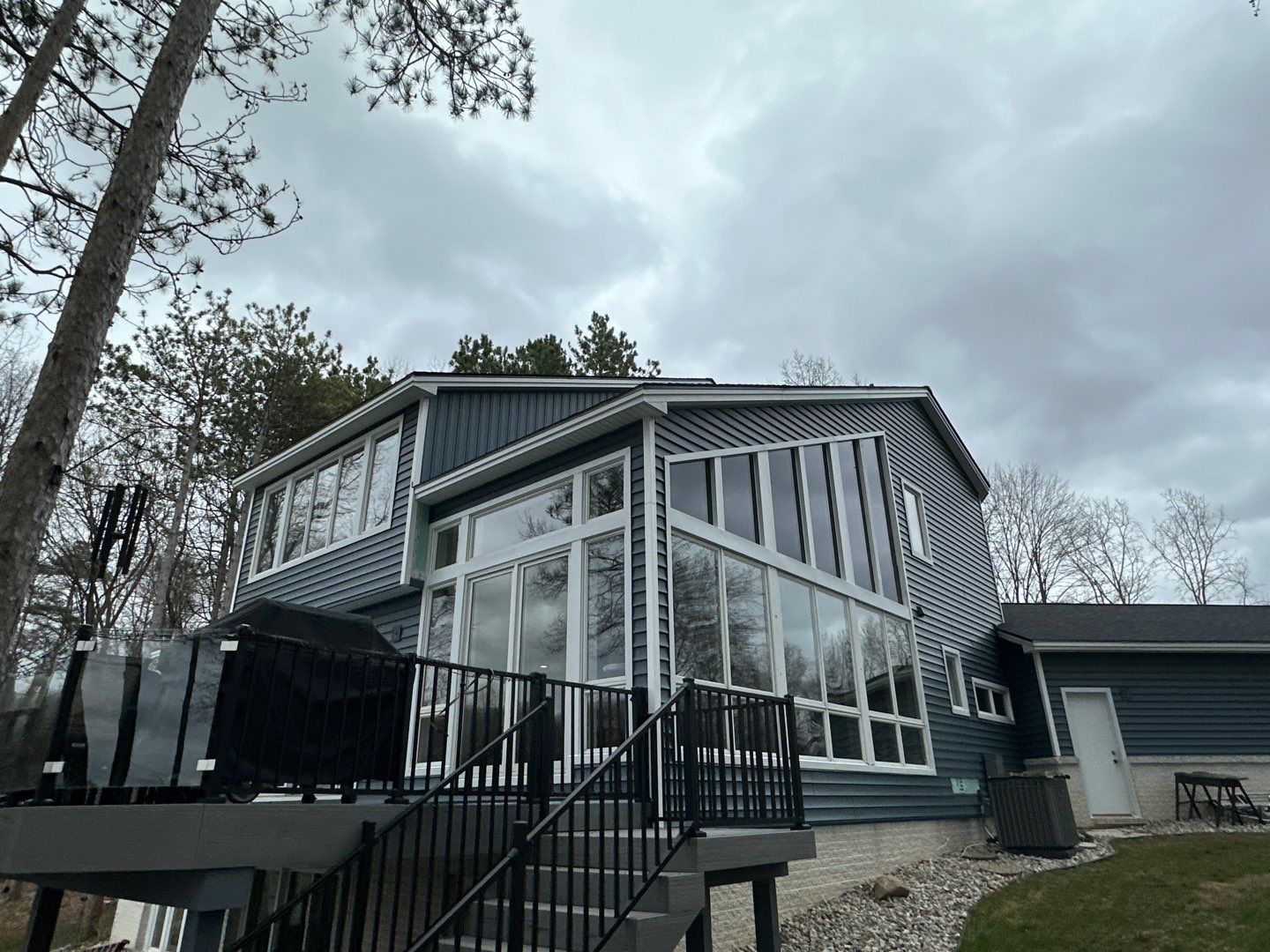 Siding Replacement using Certainteed Monogram D5 Pacific Blue by 180 Contractors