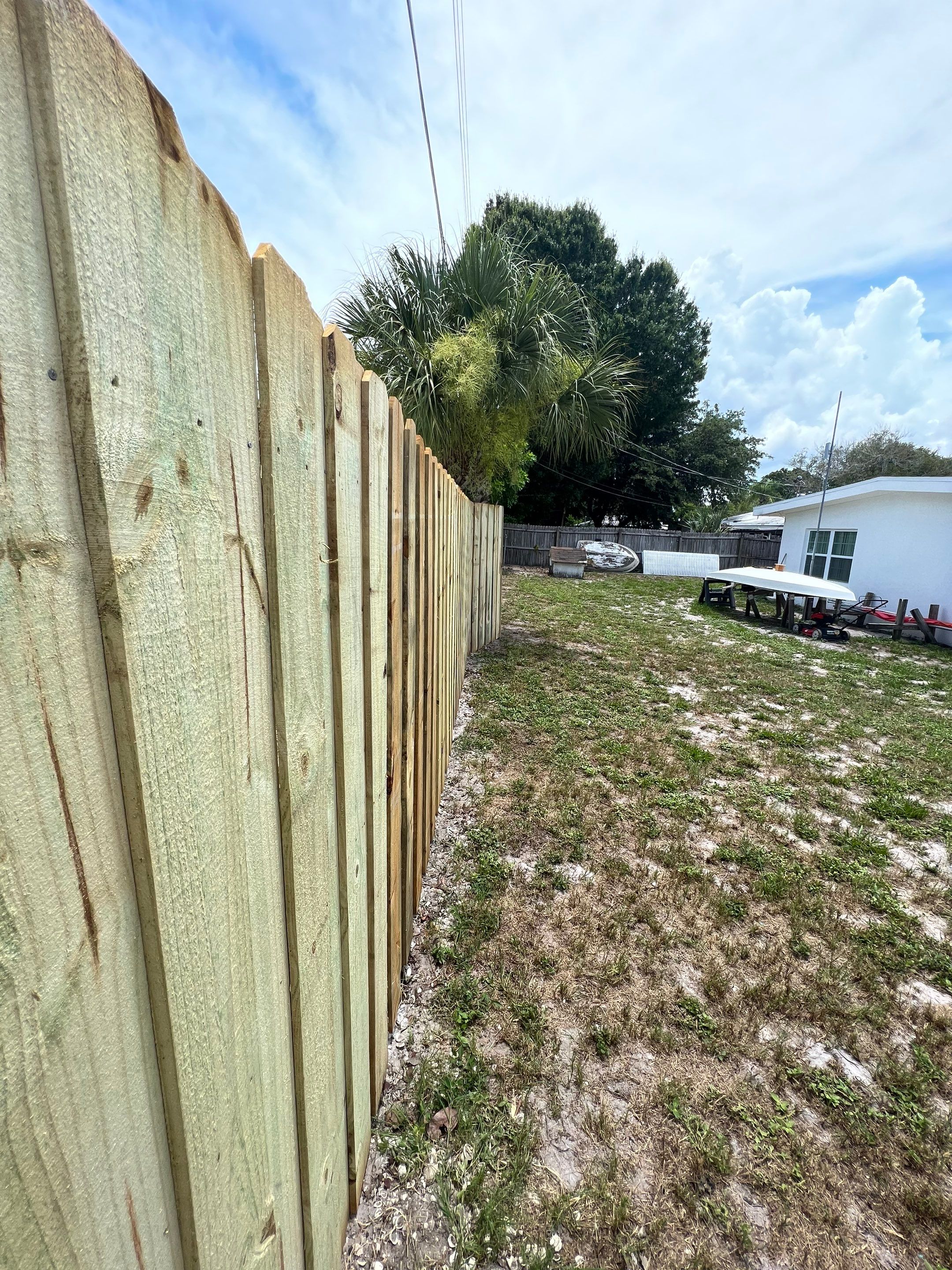 Bradenton, FL Wood Fence Installation using Board on Board Wood Fence by Asap fence and gates, LLC