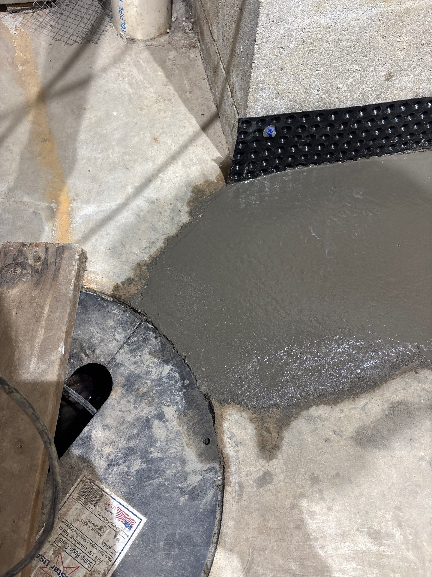 Interior Drain Tile Installation in Minnetonka, MN by Waterproofing Northeast