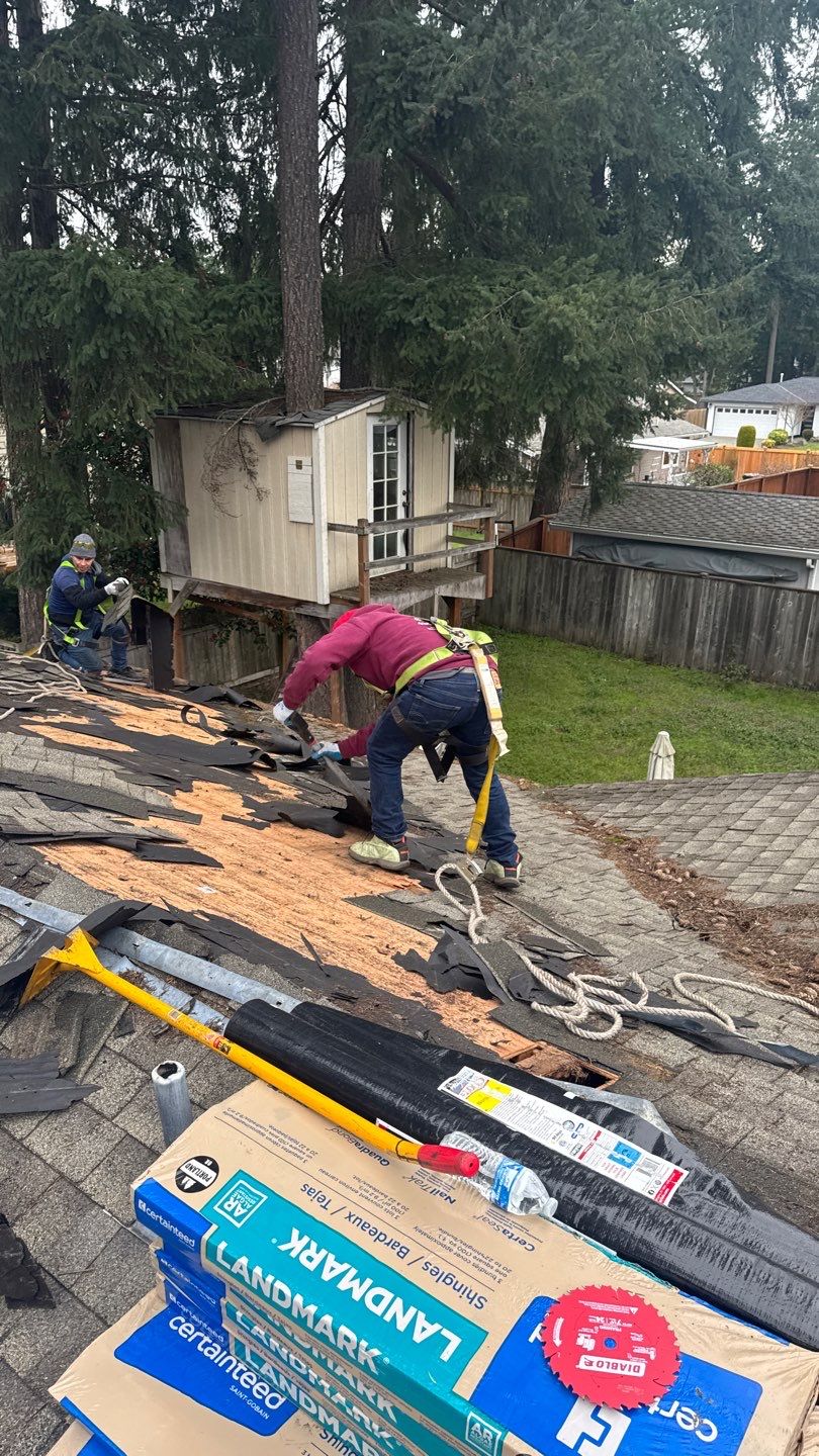 Residential Roofing Installation using GAF UHDZ Shingles by Roofing Formula LLC