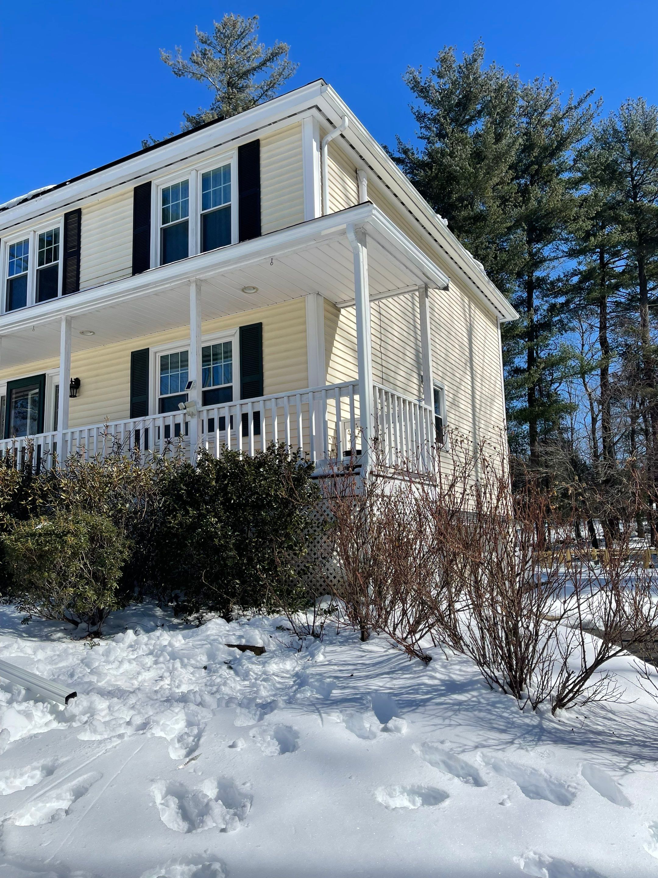  New White Gutter Installation  by Sensible Home Solutions