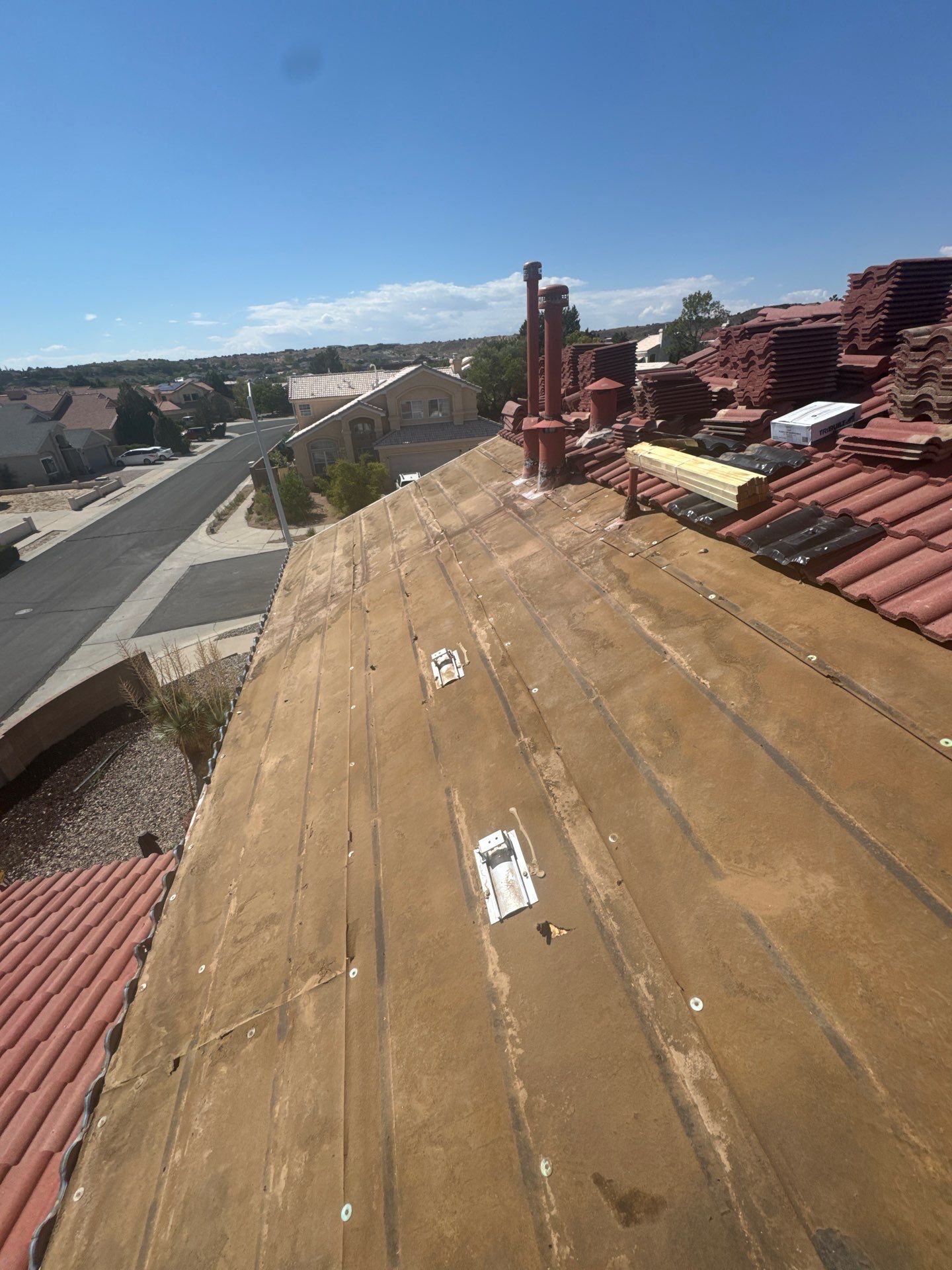 Spanish Red Concrete Tile by Reimagine Roofing