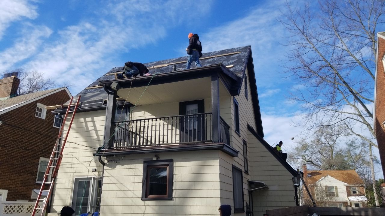 Residential Roofing Installation using owens corning duration, Harbor Blue by Absolute Roofing and Construction