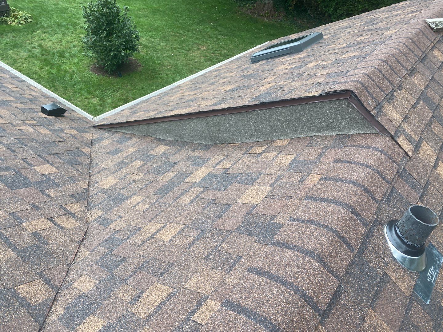 Residential Roofing Installation using Owens Corning Duration Brownwood by A Plus Exterior