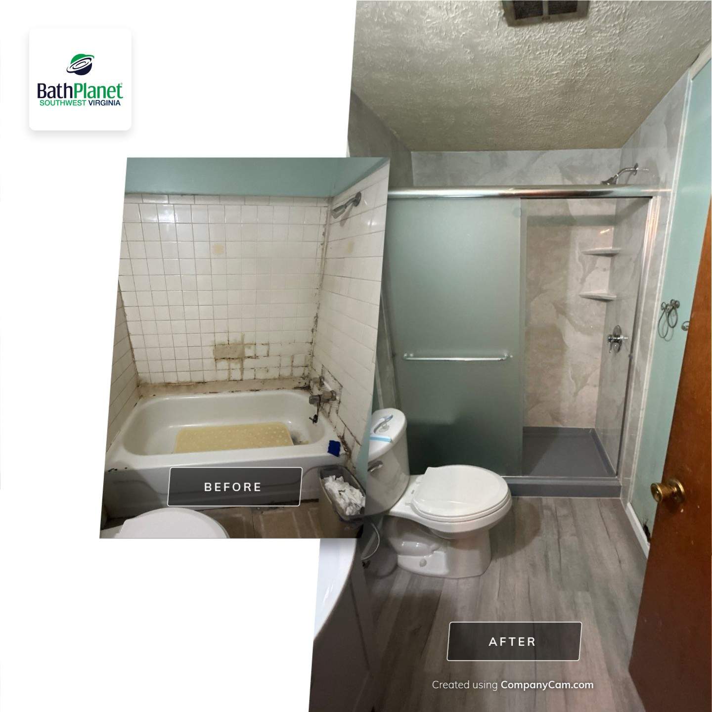 Before Vs After by BathPlanet SW Virginia