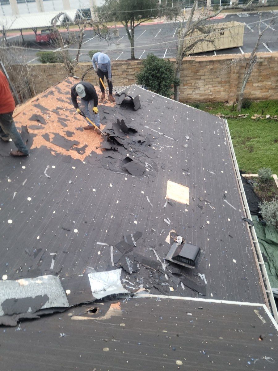Architectural Shingle Roof Replacement and Interior Restoration in Round Rock by Caliber Restoration LLC