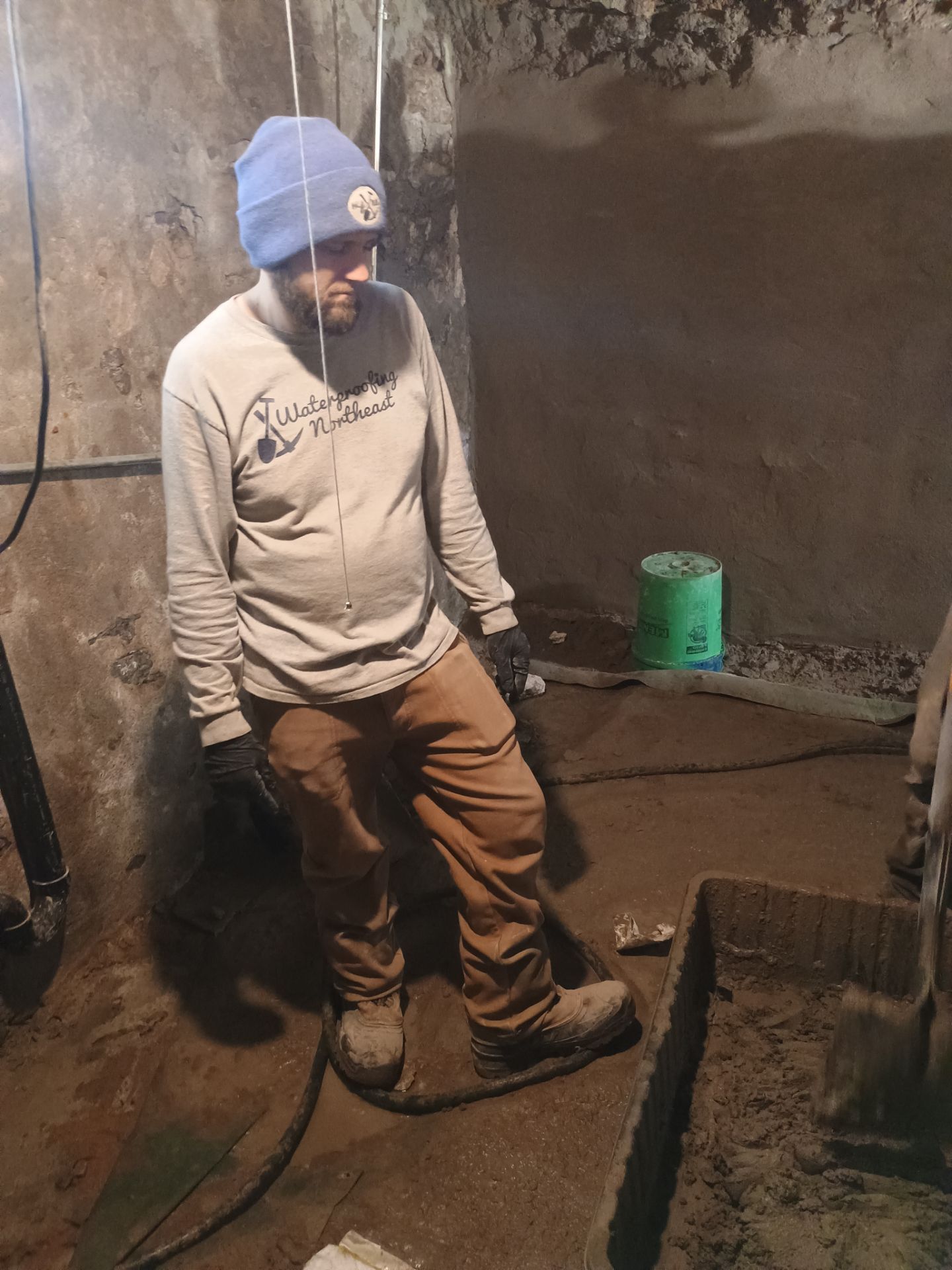 Interior Drain Tile & Wall Drainage in St. Paul, MN by Waterproofing Northeast
