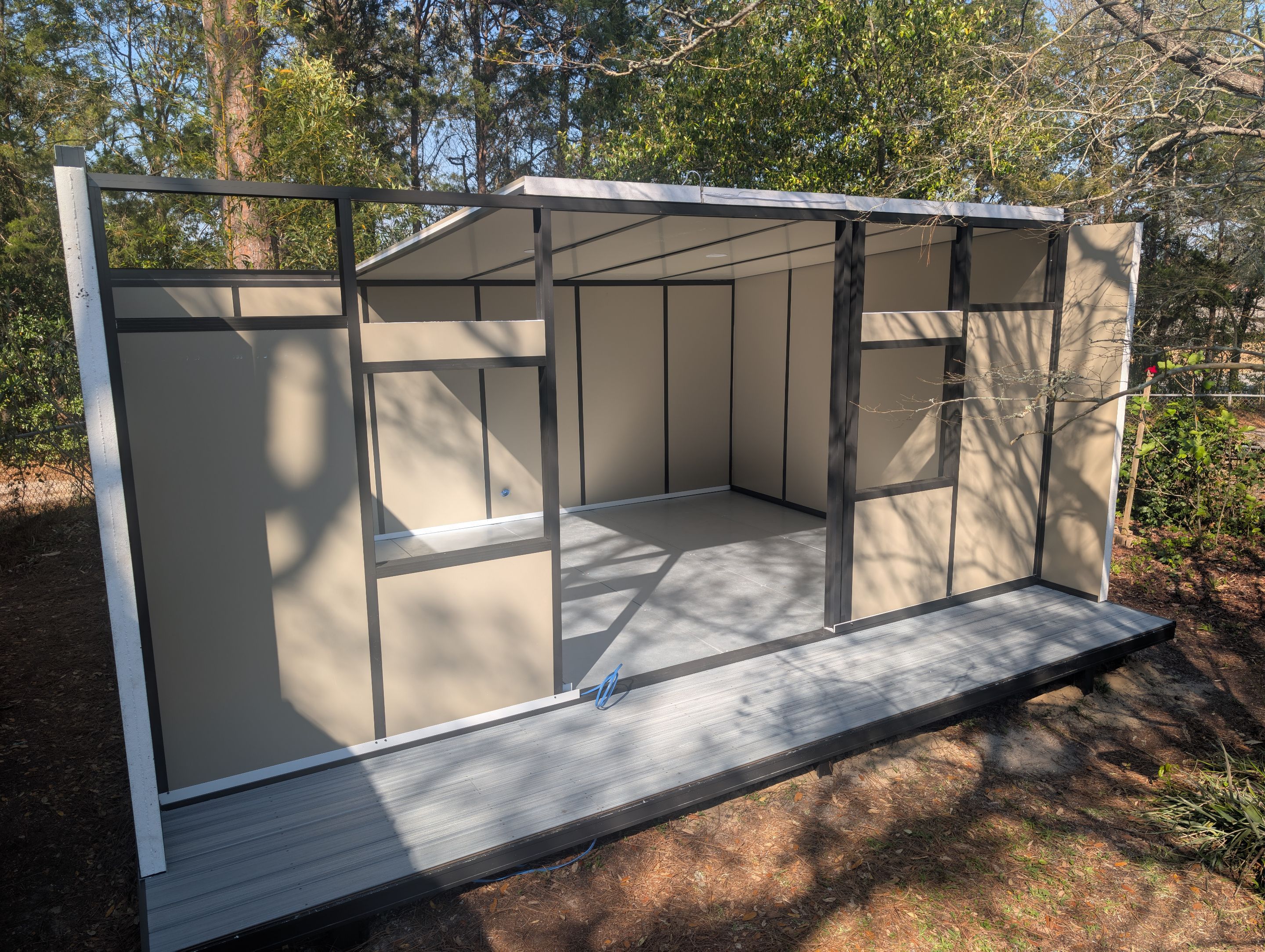 Titan Blockhouse Backyard Home Addition by Titan Sunrooms