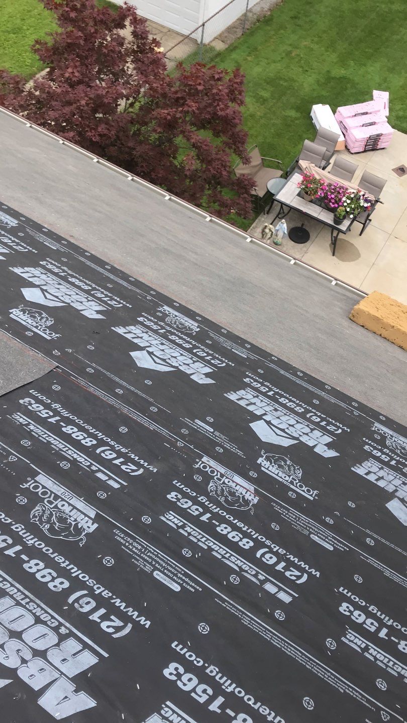 Residential Roof Replacement using Owens Corning Duration, Colonial Slate by Absolute Roofing and Construction
