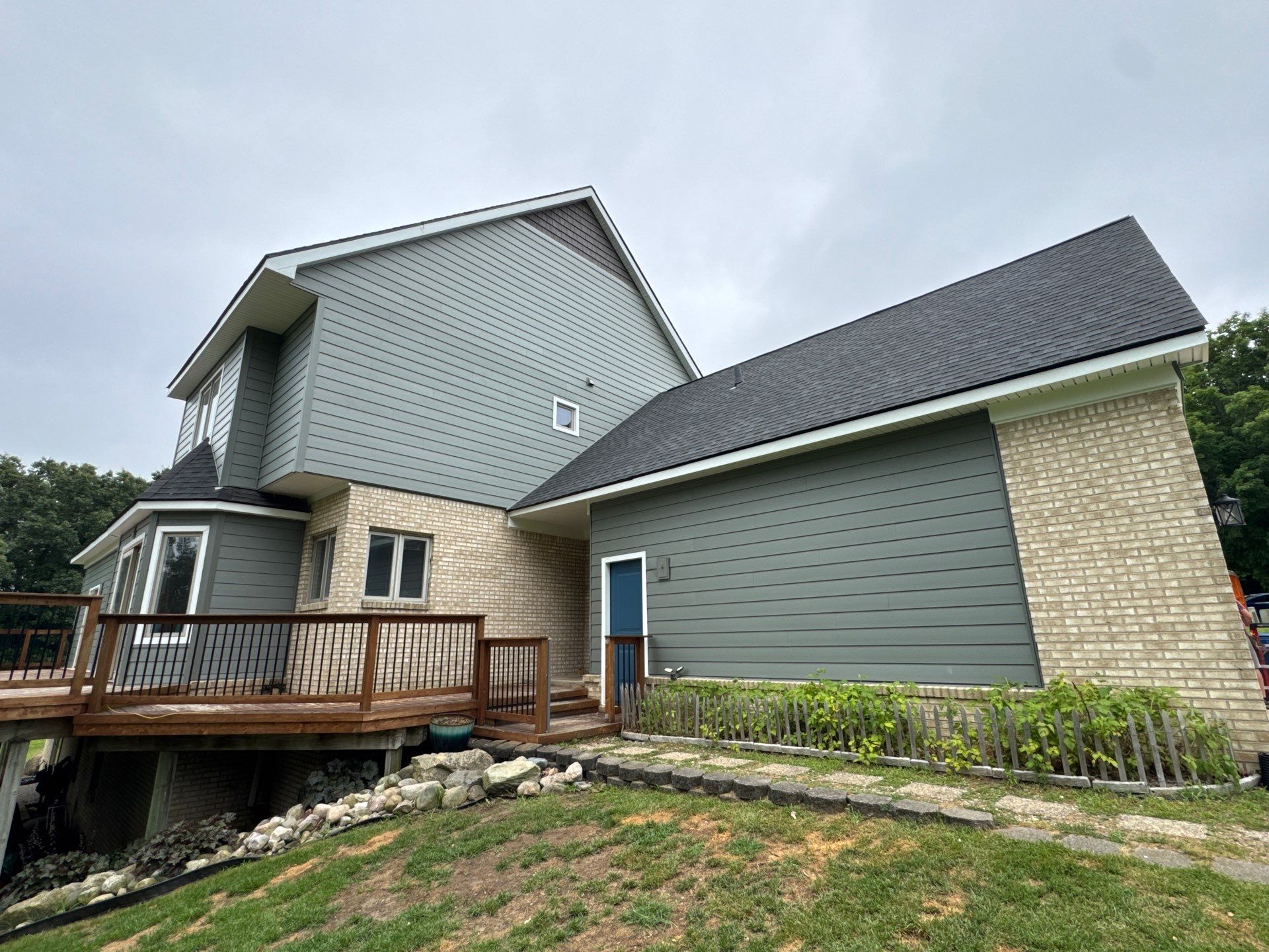 Siding Replacement using Alside Mountain Fern by 180 Contractors