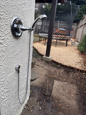 Outdoor Shower installation