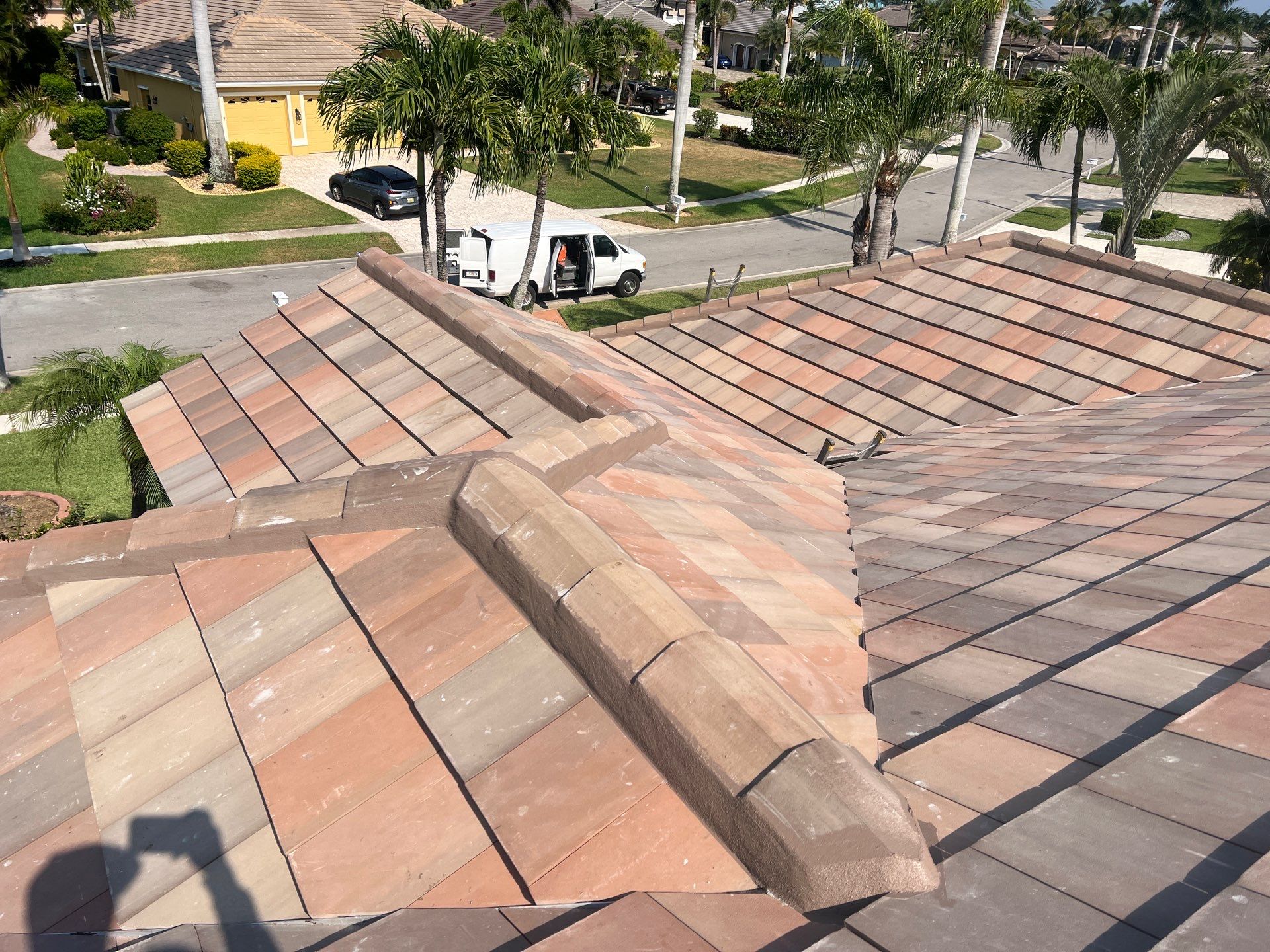 Residential Roofing Installation using Eagle Capistrano Tile in Walnut Creek Blend by Durabilis Roofing INC