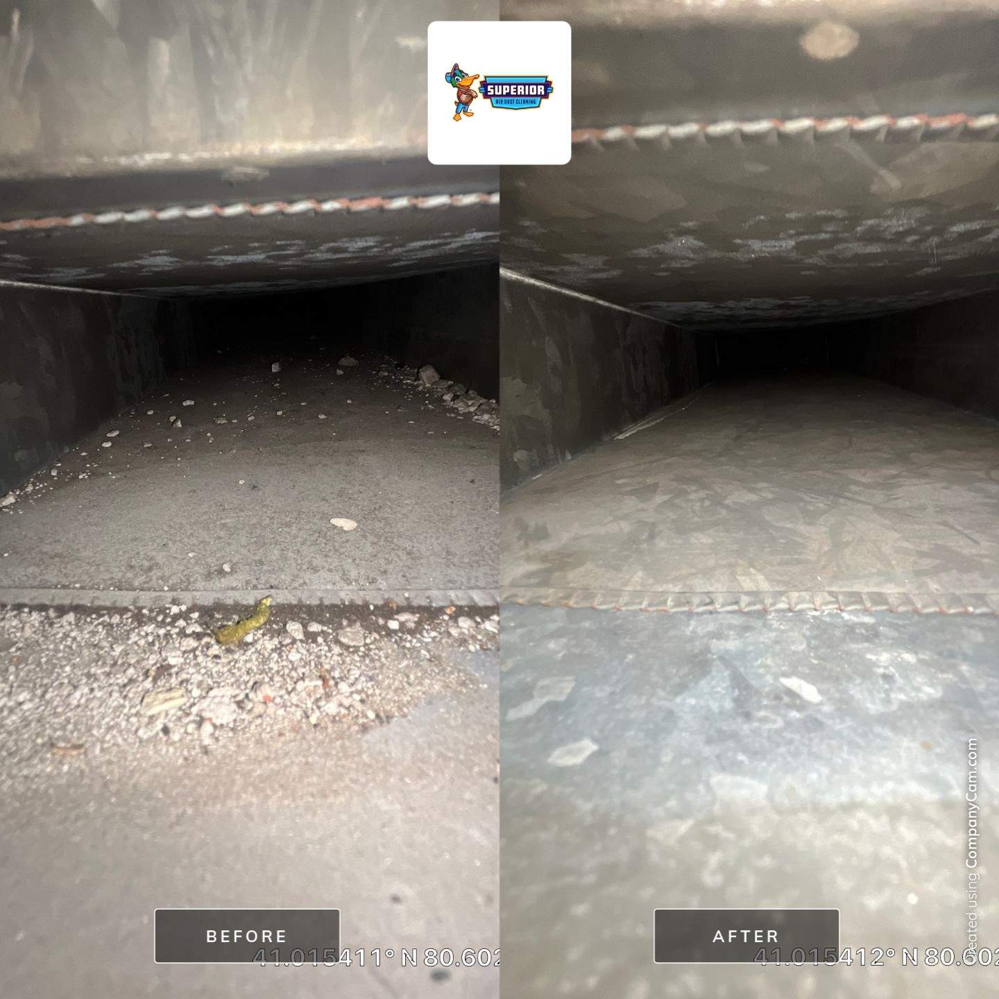 Air Duct Cleaning With a Vacuum Truck in Youngstown, OH by Superior Air Duct Cleaning