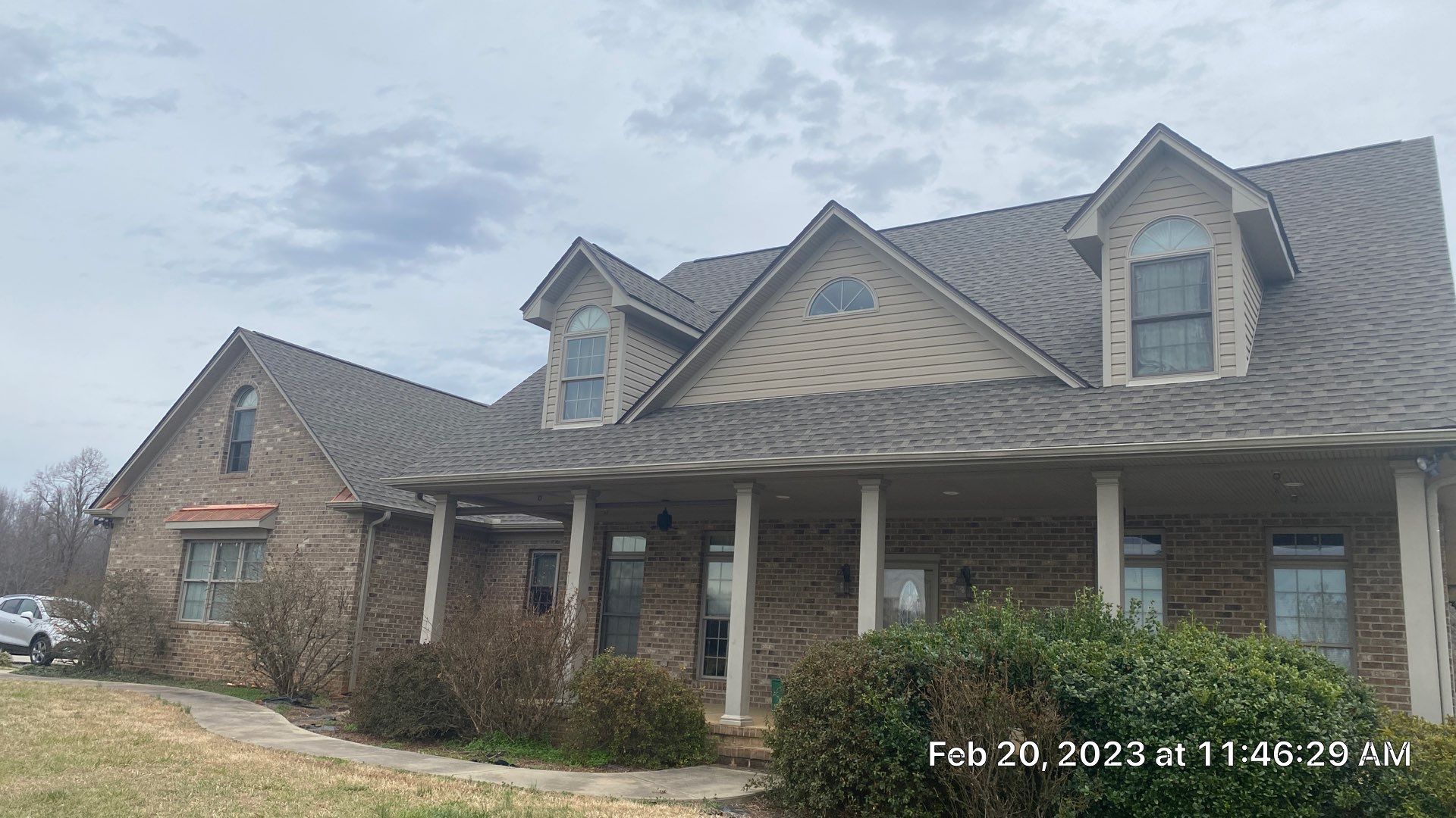 GAF Weathered Wood and Custom Copper by Just In Time Roofing and Restoration