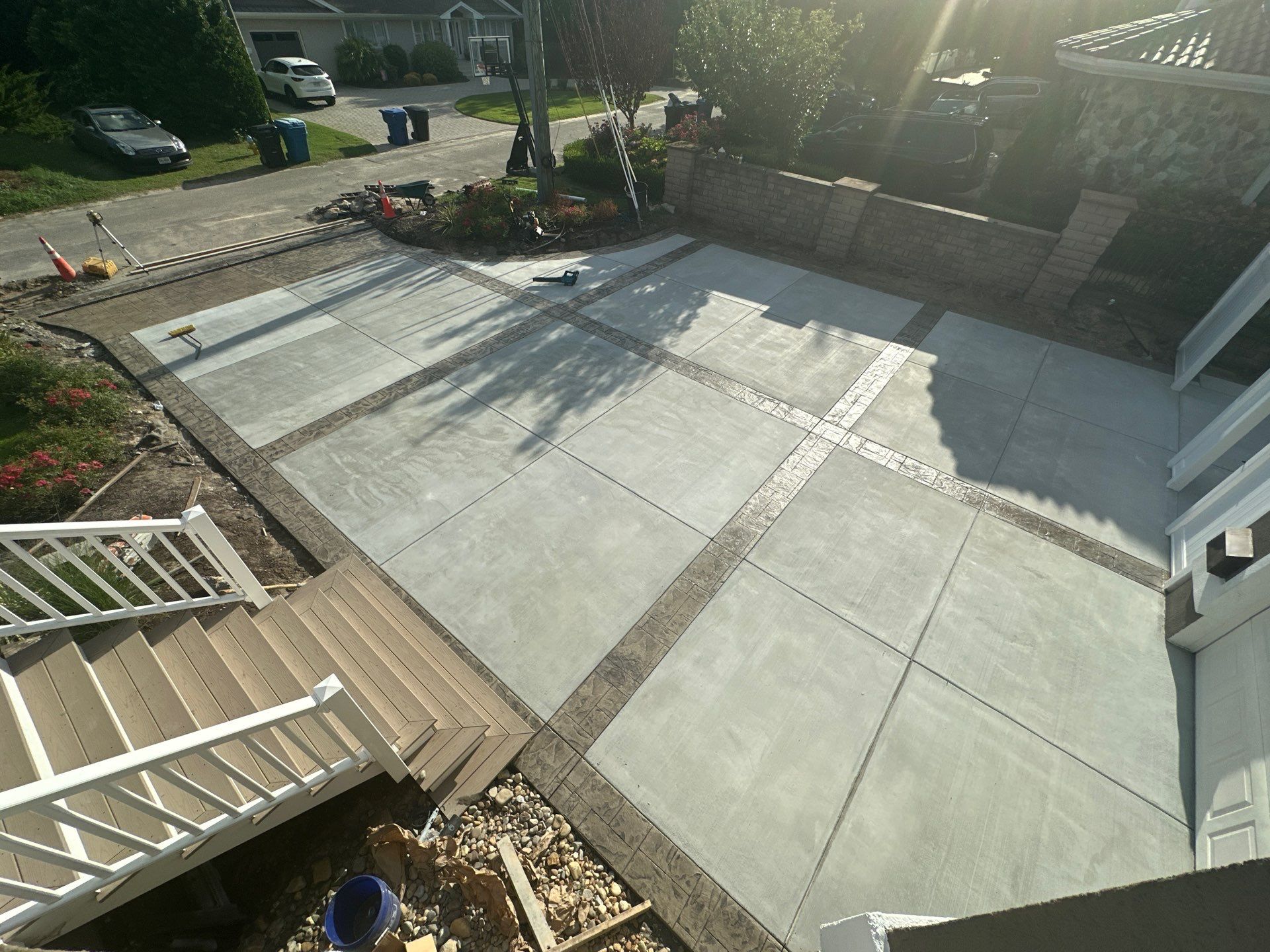 Project in Virginia Beach by Sam The Concrete Man Virginia Beach