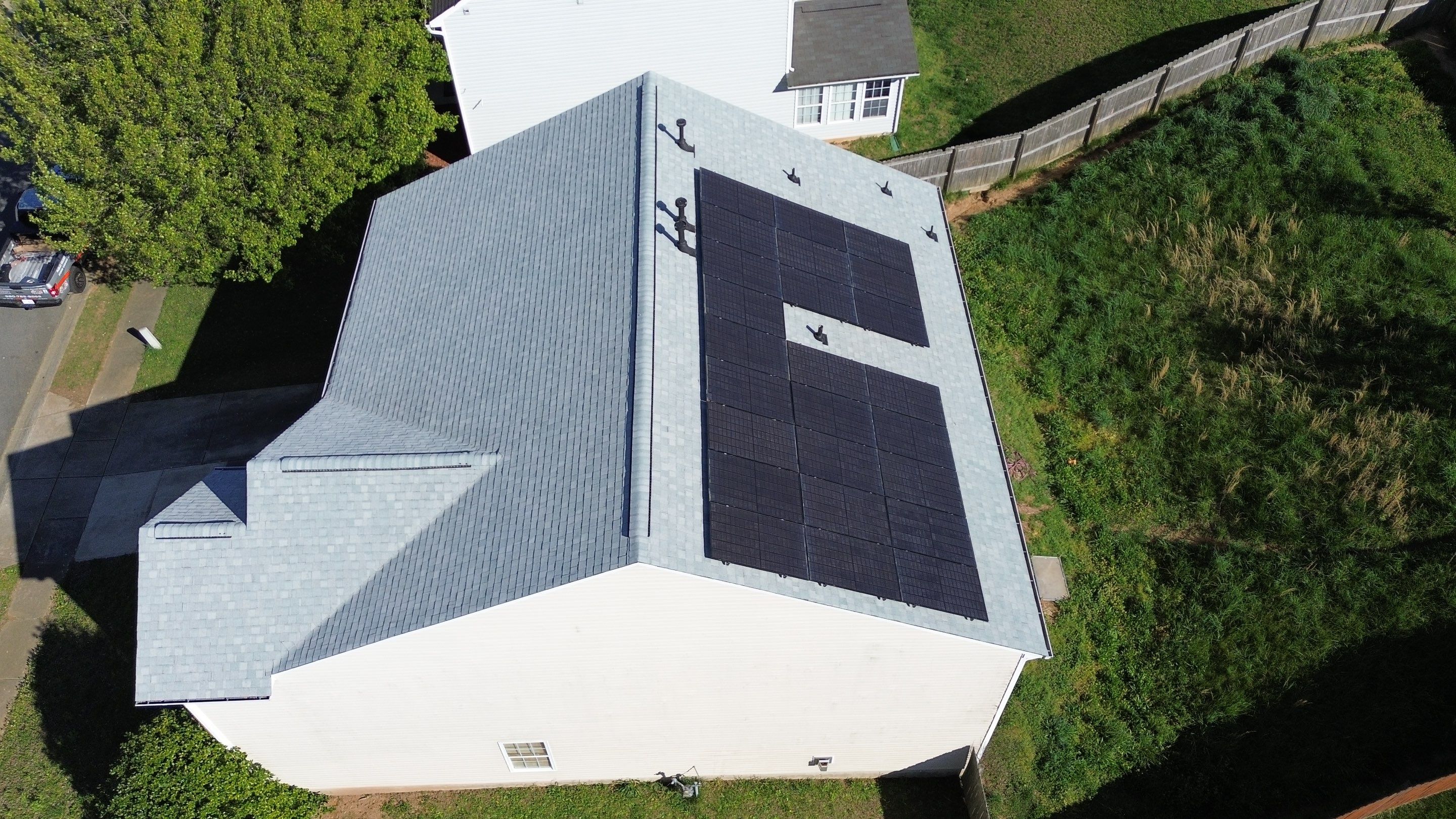 Roof replacement, solar panels instalation and garage repair by Just Brilliant Restoration JBR