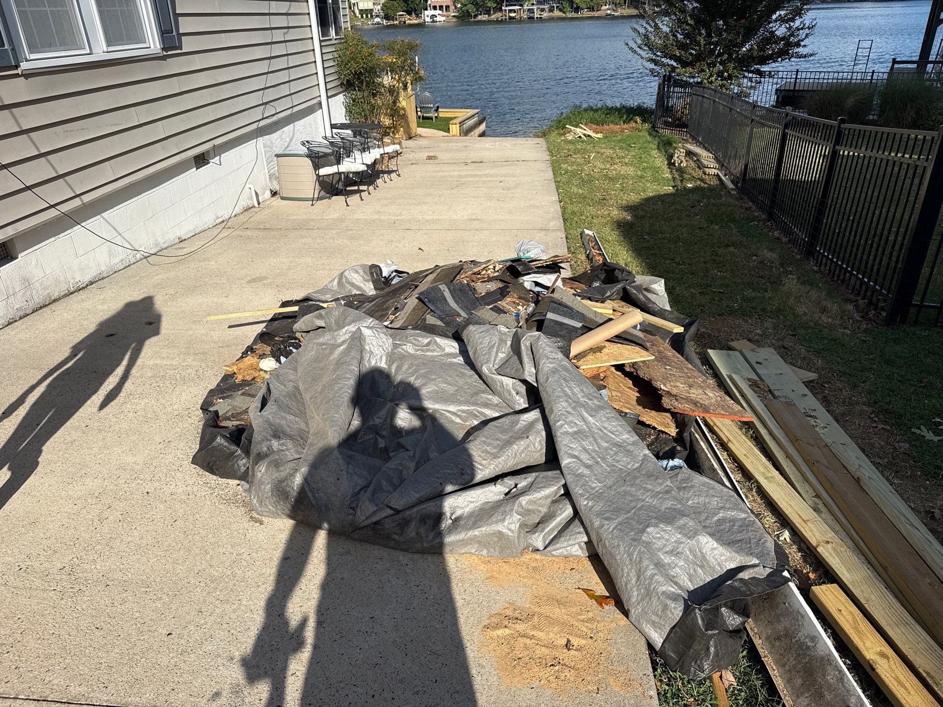 Project in New London by Badger Hauling