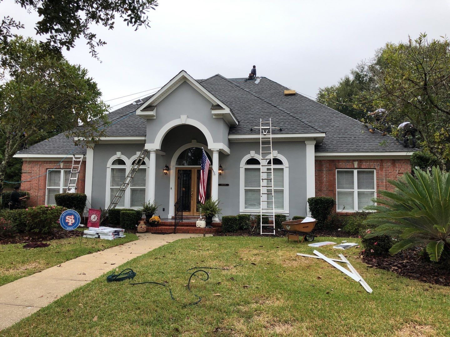 Residential Roofing Installation using Roof Replacement by American Roofing & Construction LLC