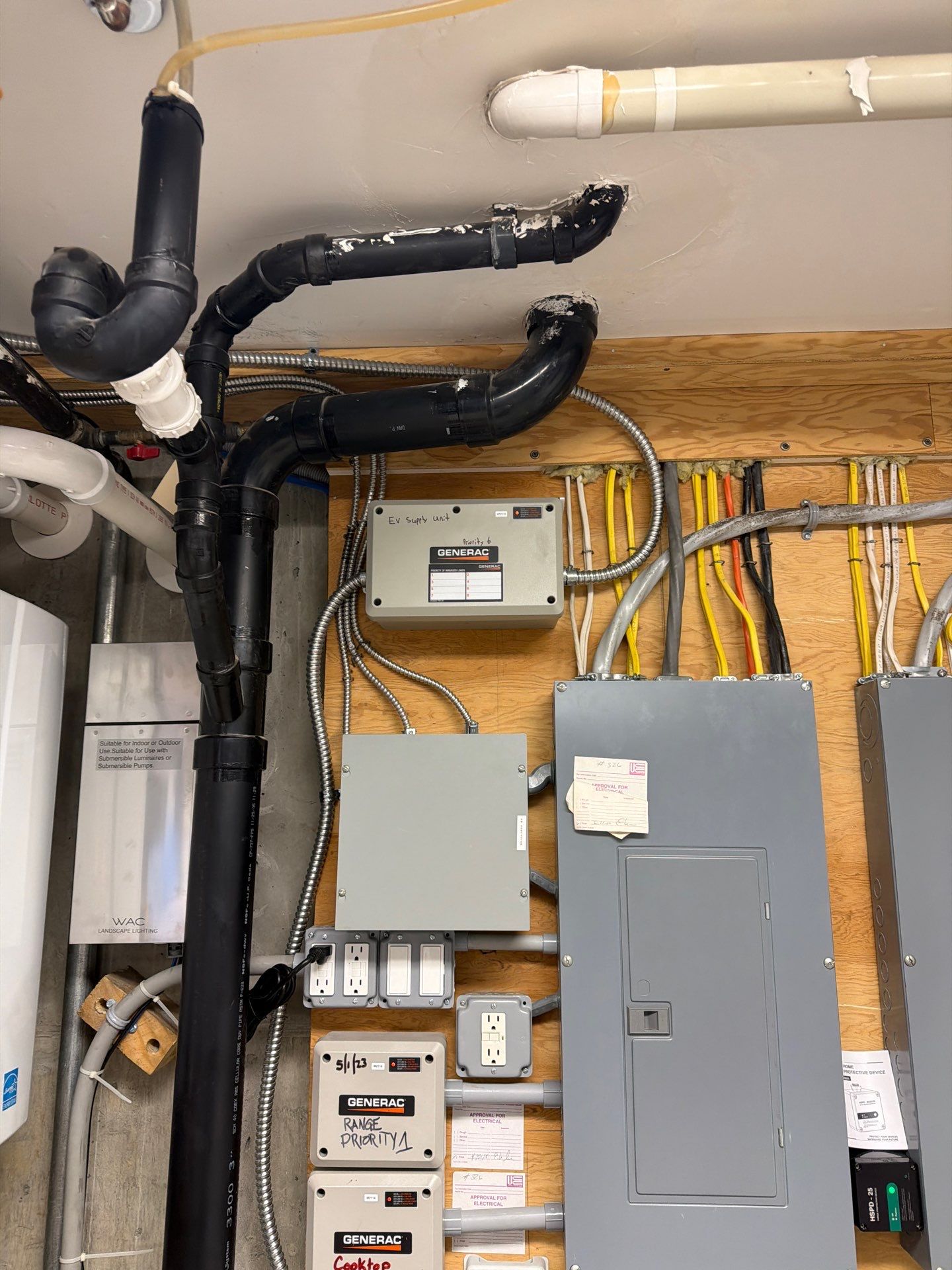 Tesla EV Charger Installation with Generac Load Management by Spartan Home Pros