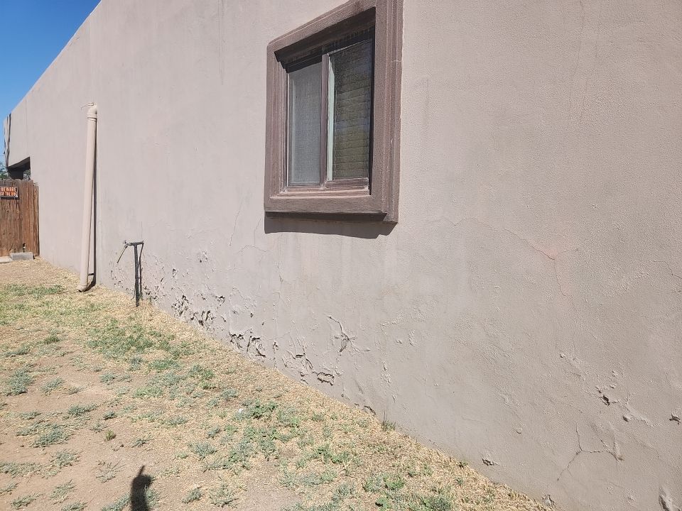 Significant Stucco Damage and Repair by Regal Renovate