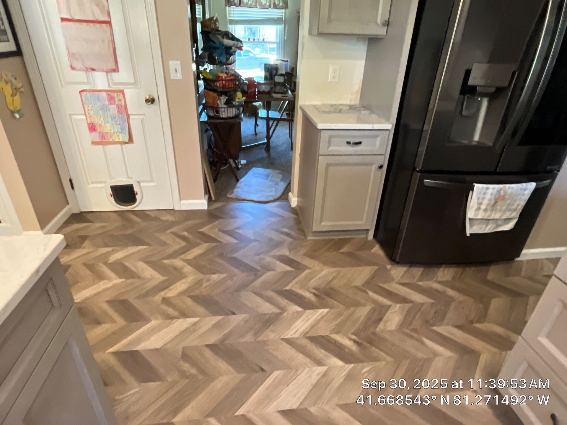 Kitchen Renovation & New Floors by Hilltop Drafting & Design LLC