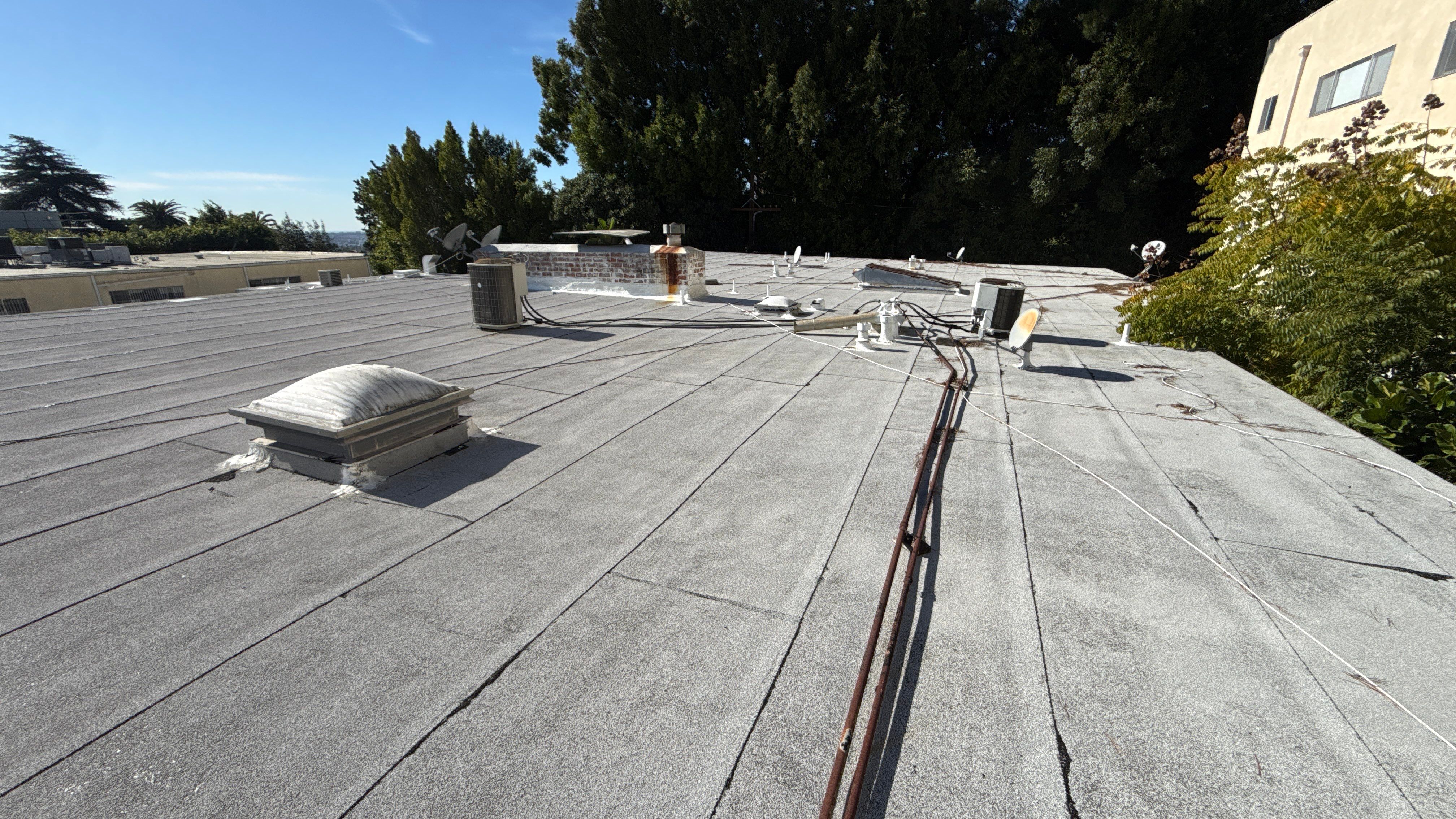 Silicone Coating- Apartment Building in West Hollywood by Hull Brothers Roofing
