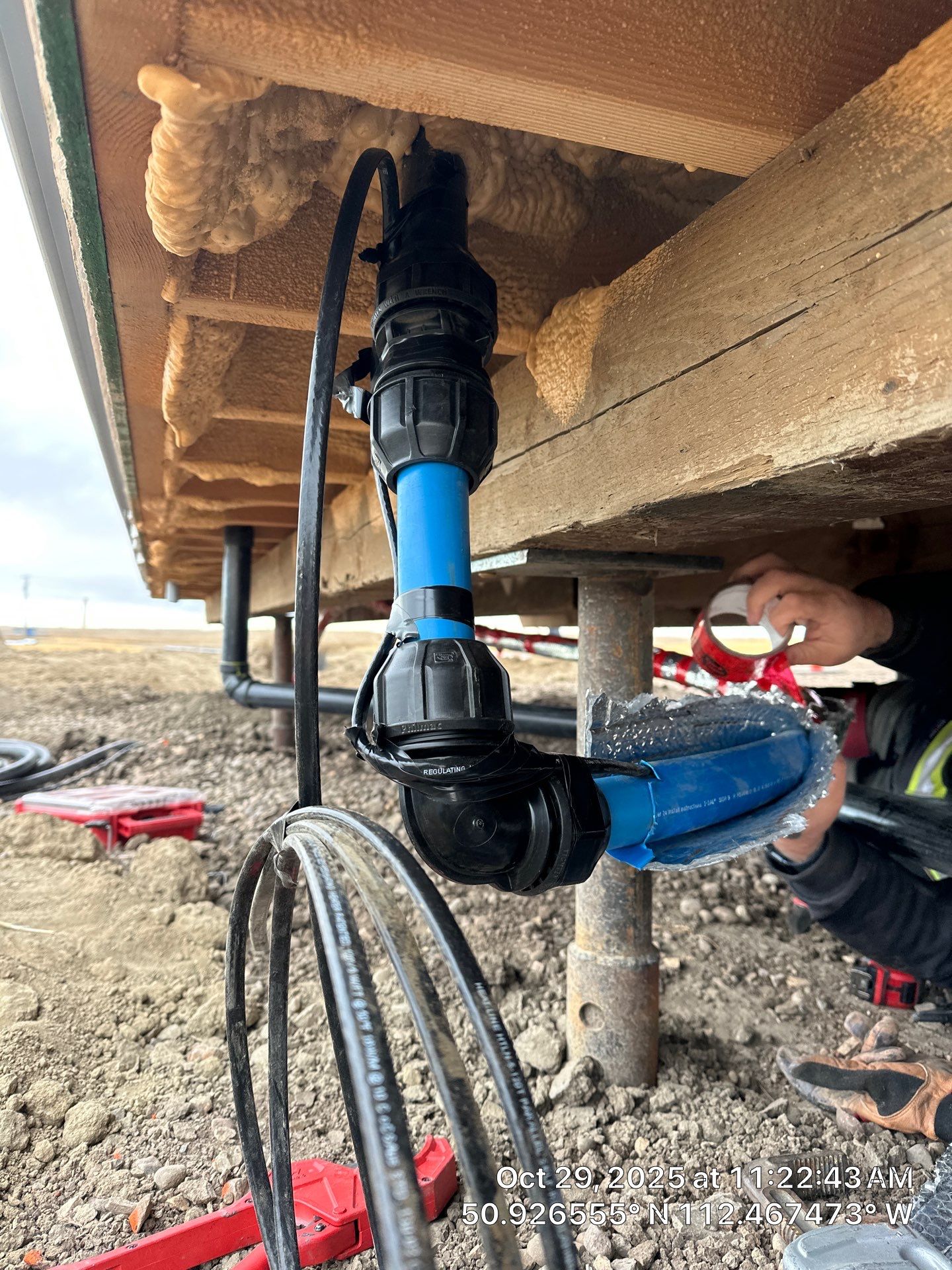 Full Septic System Installation With Polyethylene Tanks In Alberta by Septic Medic Inc.