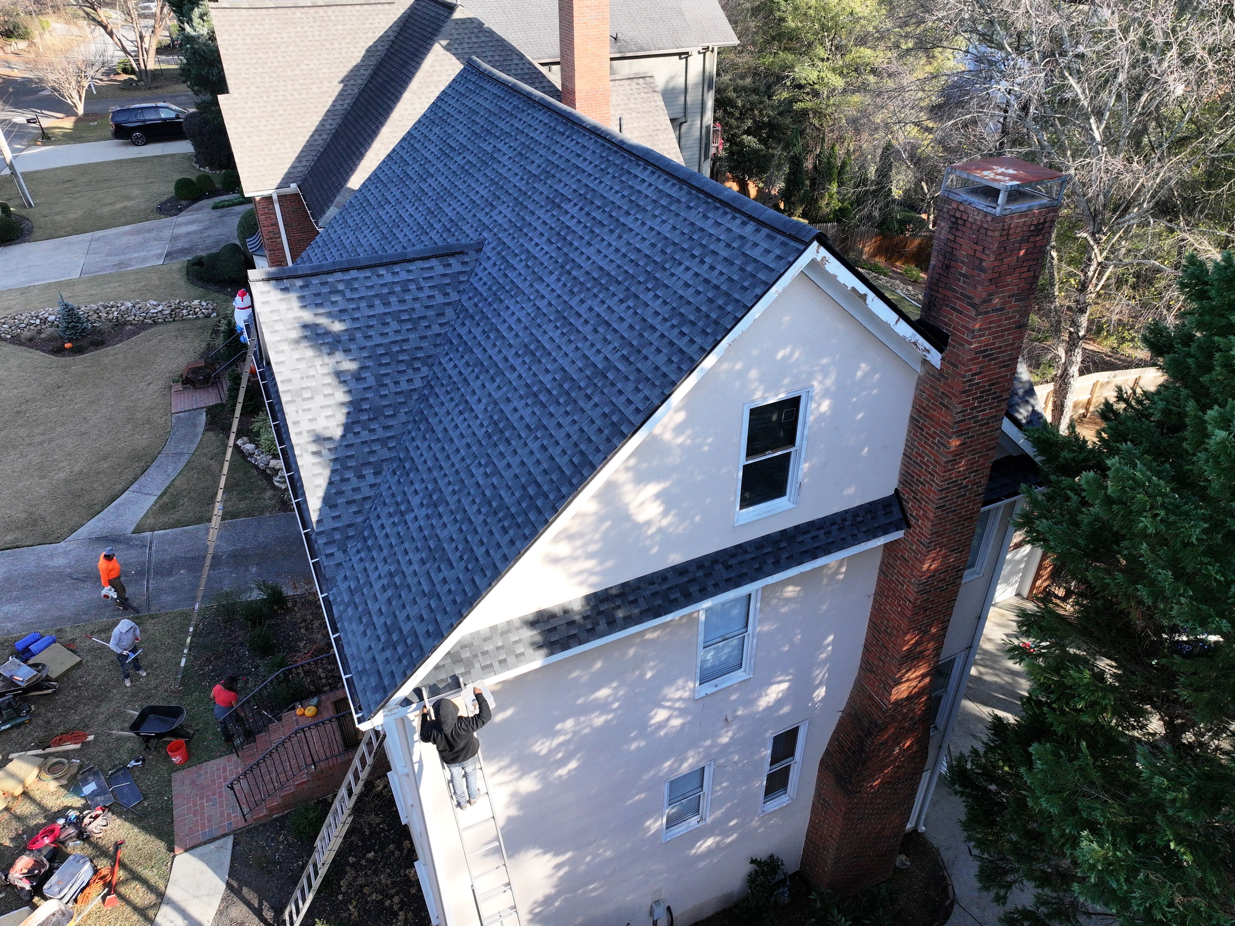 Atlanta, GA Roof Replacement GAF Timberline HDZ Charcoal by Reset Roofing