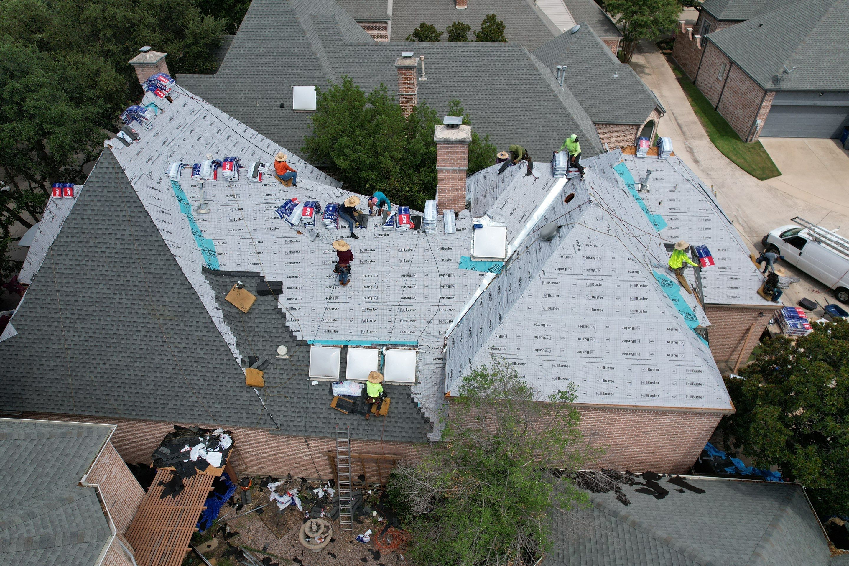 Project in Dallas by Zeus Exteriors