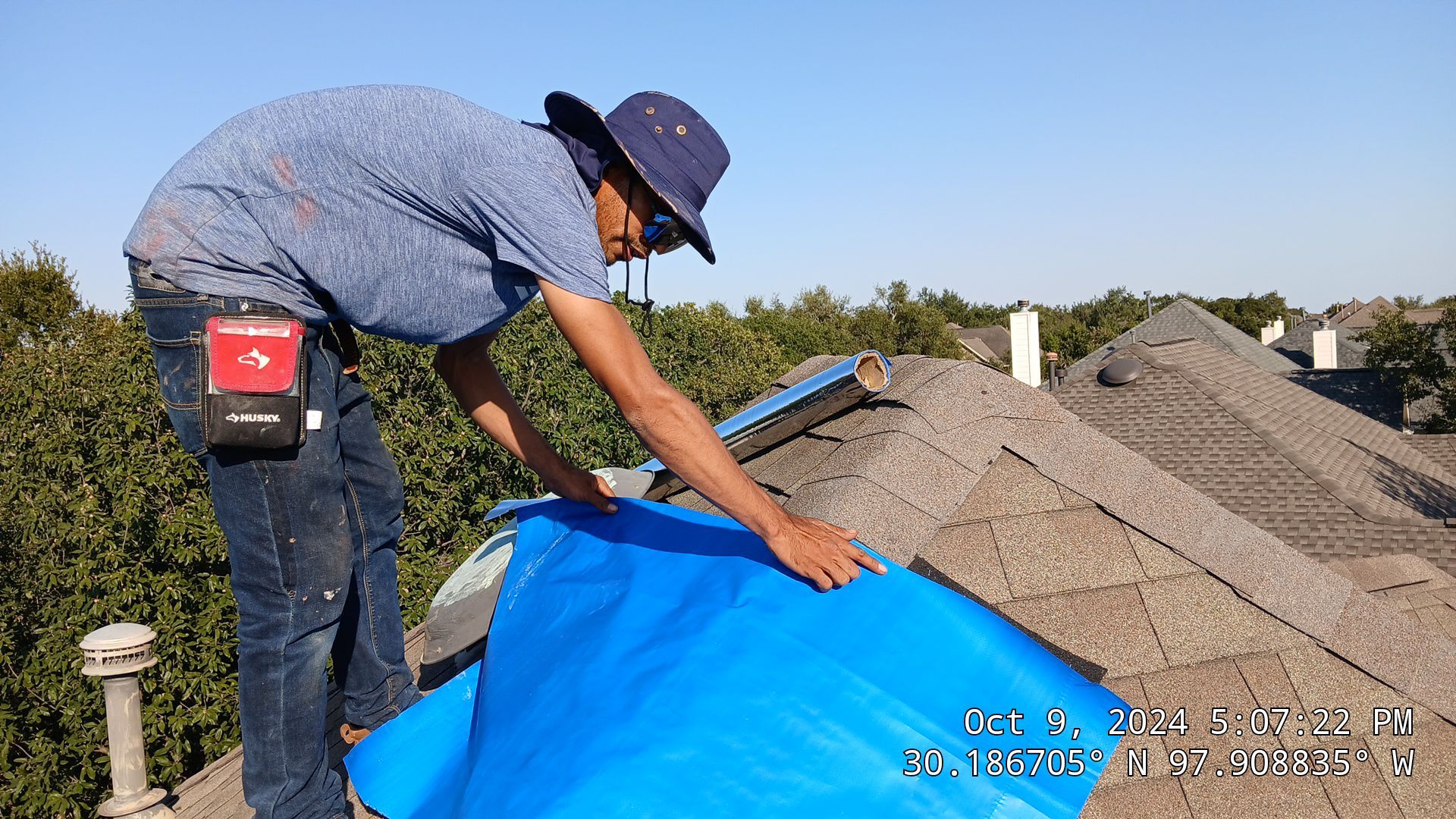 Asphalt Shingle Roof Replacement and Storm Damage Restoration in Austin by Caliber Restoration LLC