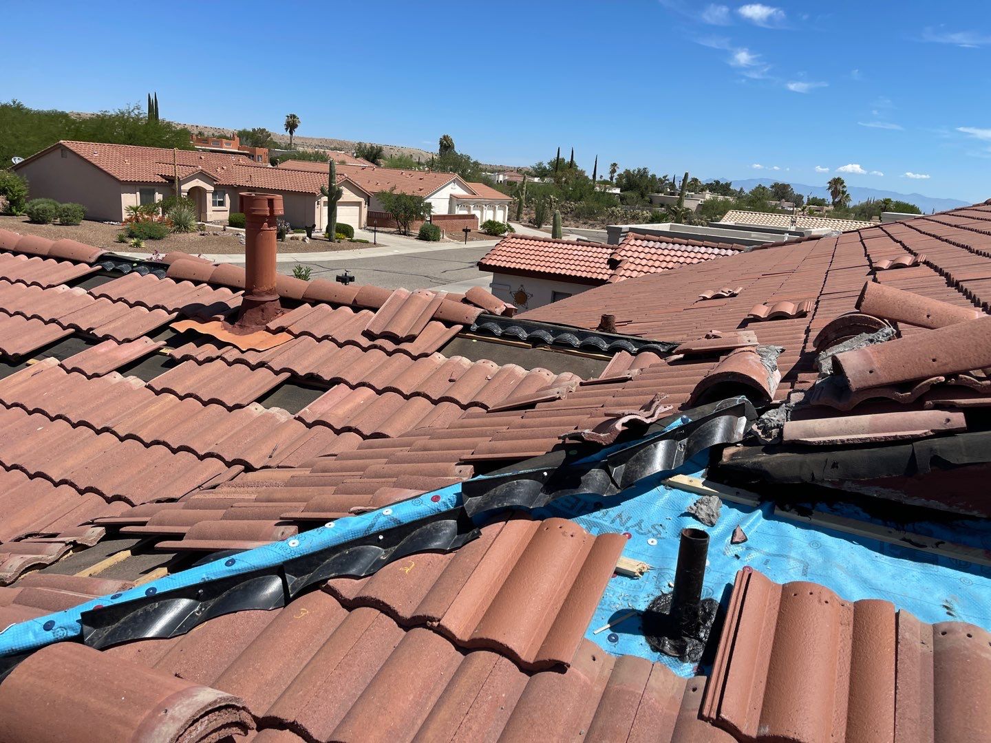 Terracotta Concrete Tile by Reimagine Roofing