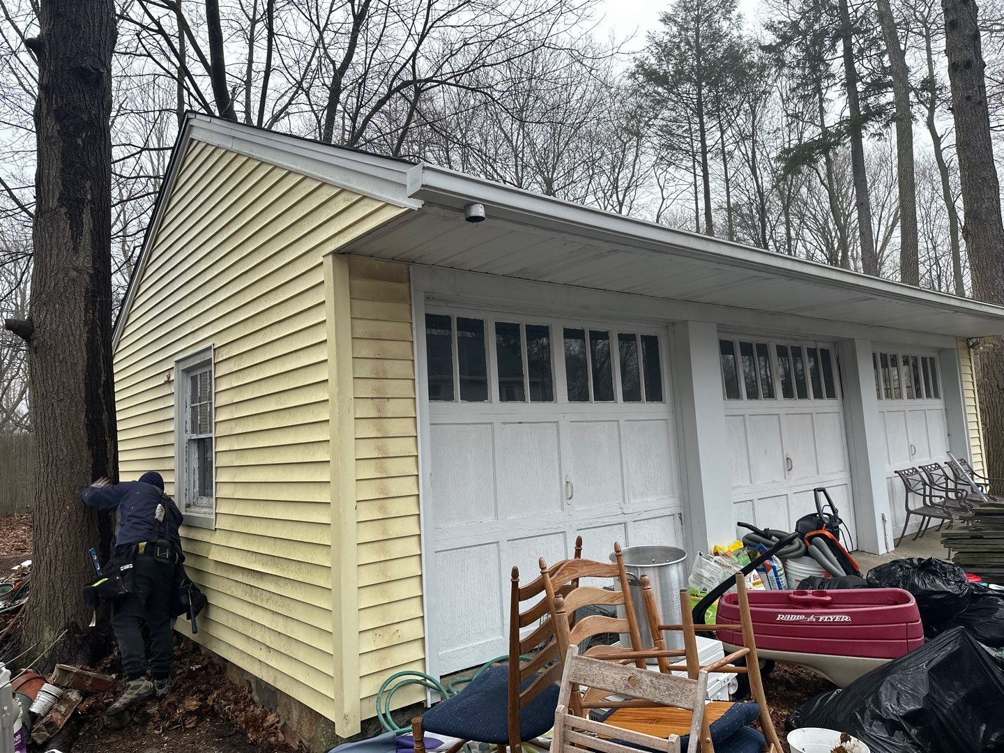 Siding Installation using Certainteed Cedar Impressions Sterling Gray by A Plus Exterior