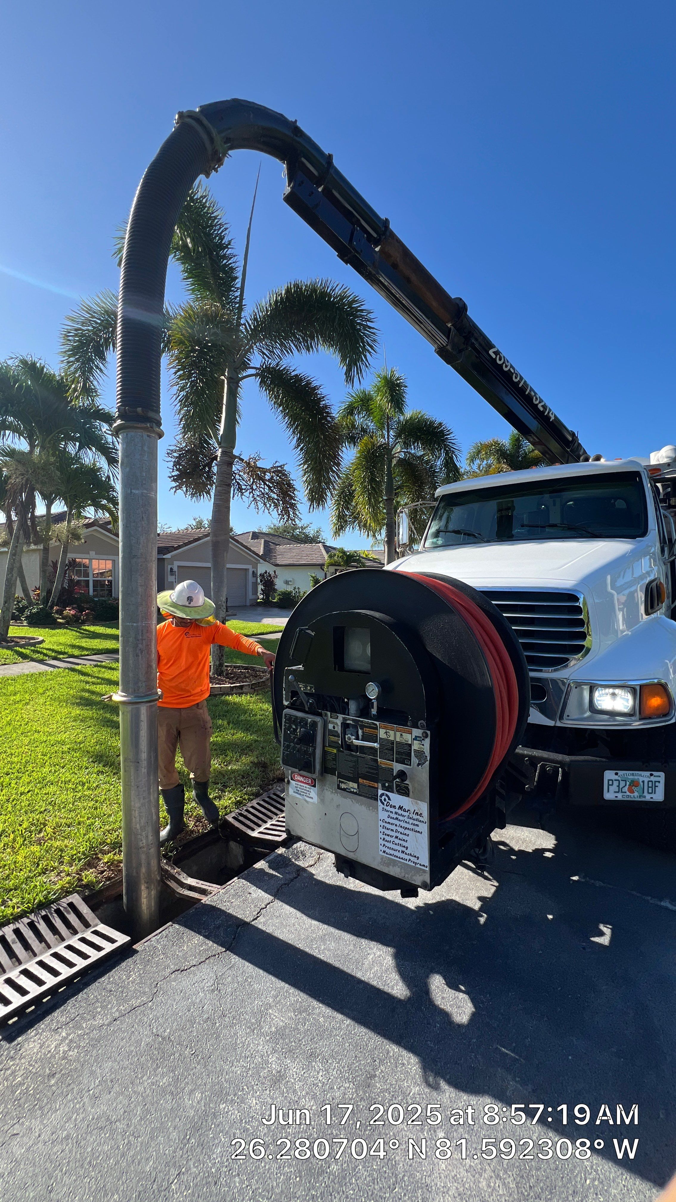 Naples Association Stormwater System Cleaning by Don Mar, Inc. Storm Water Solutions