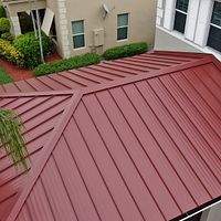24ga 1.5" Mechanical Seam Colonial Red