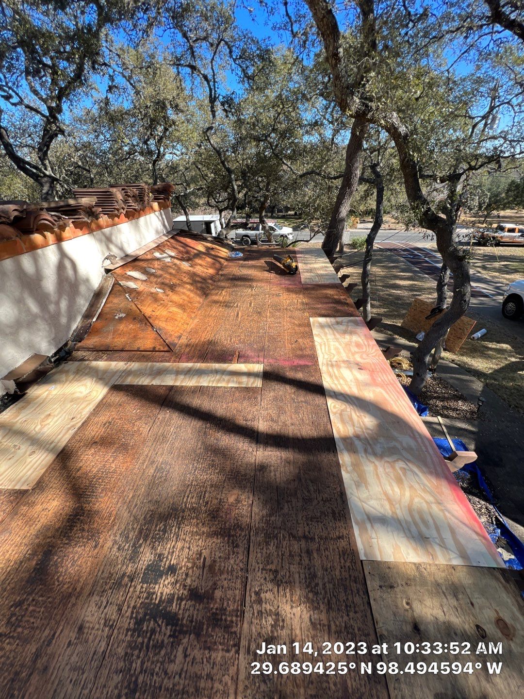 Residential Flat Roof Replacement using Mulehide Modified Bitumen Roofing by Premier Roofing and Contracting