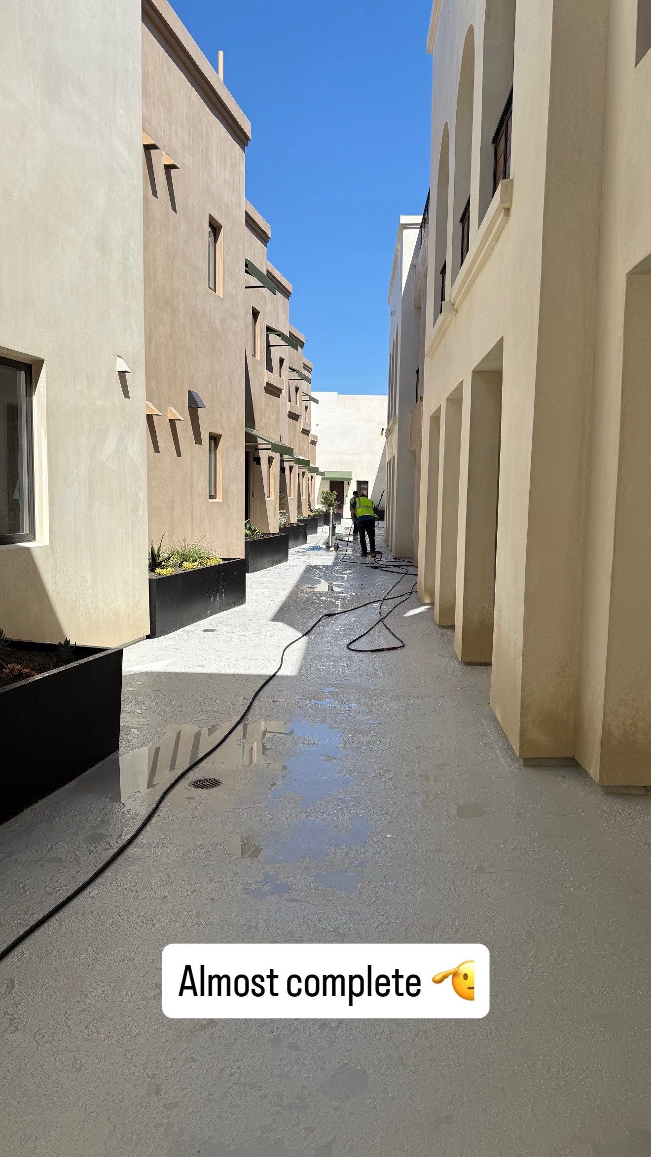 Alena on Haley Luxury Apartments Post-Construction Cleaning by Pirate Pete’s Power Washing