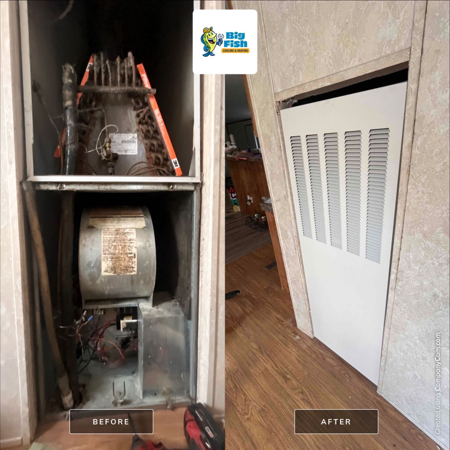 Mobile Home System Replacement by Big Fish Cooling & Heating