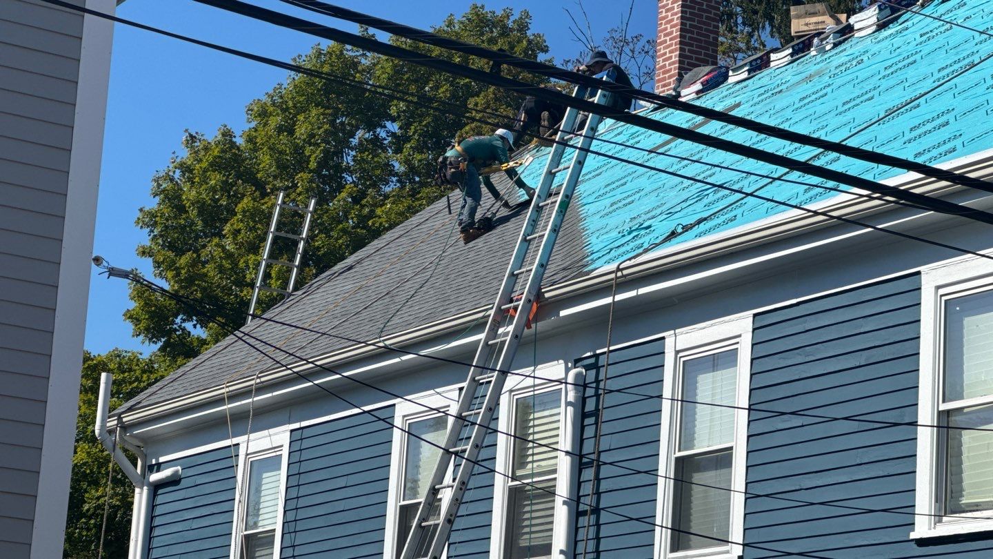 Half Roof Replacement for Solar Installation – Townhouse with New Plywood Decking by Sensible Home Solutions