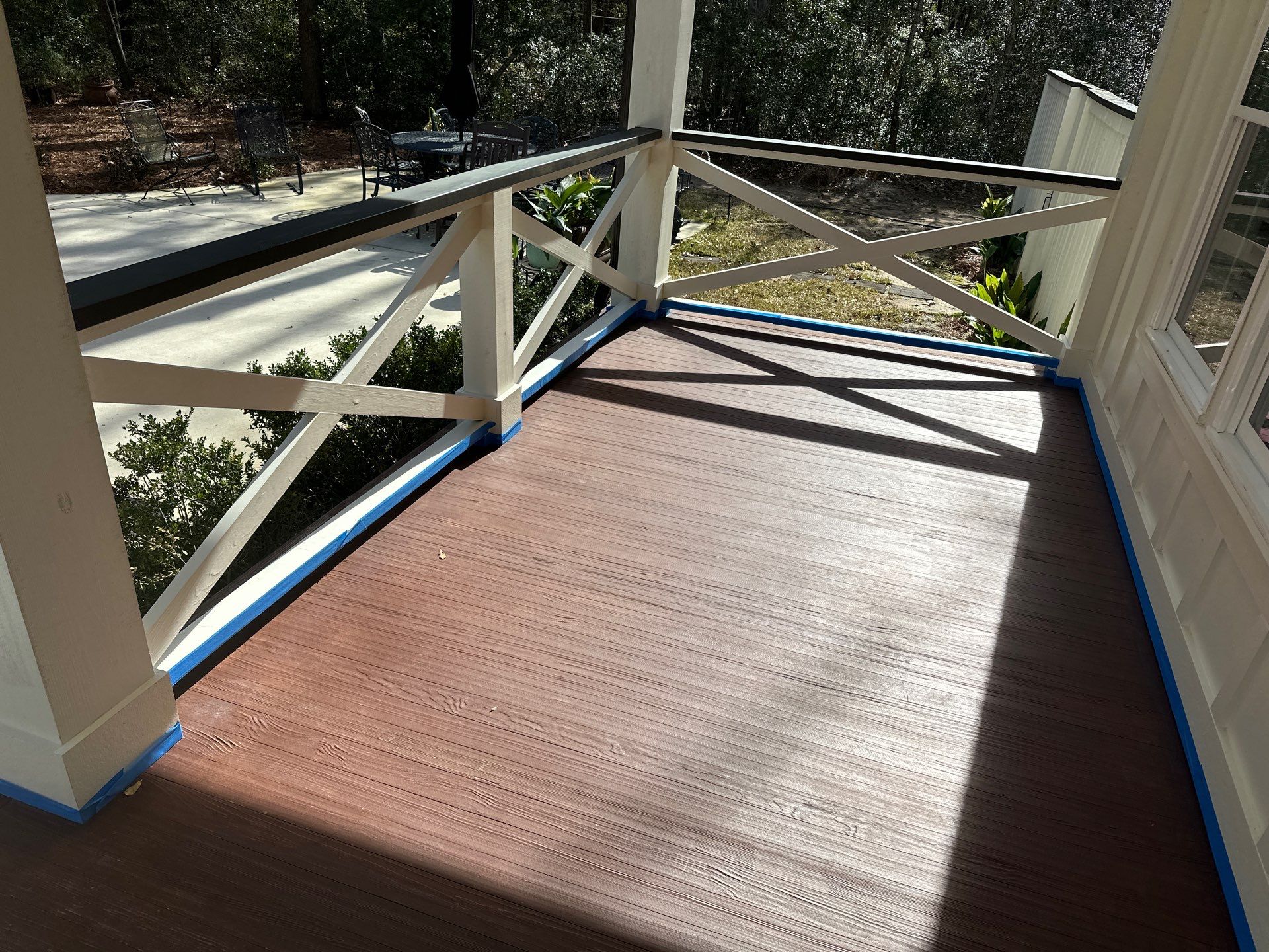 Coated deck using AcryFin by DuraSeal