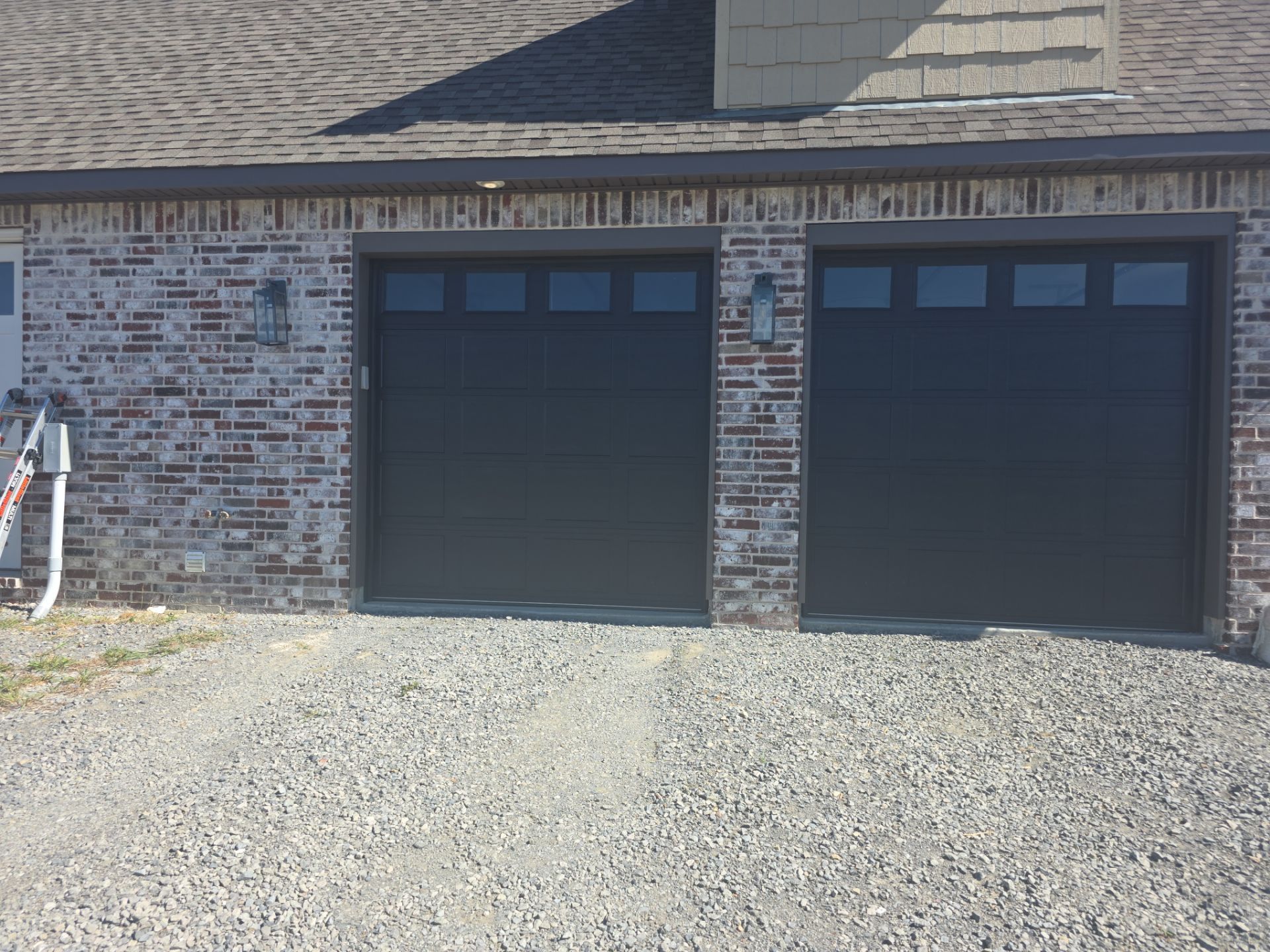 Fascia and door frames wrapped with PVC coil & soffit installation by In & Out Construction & Remodeling, LLC