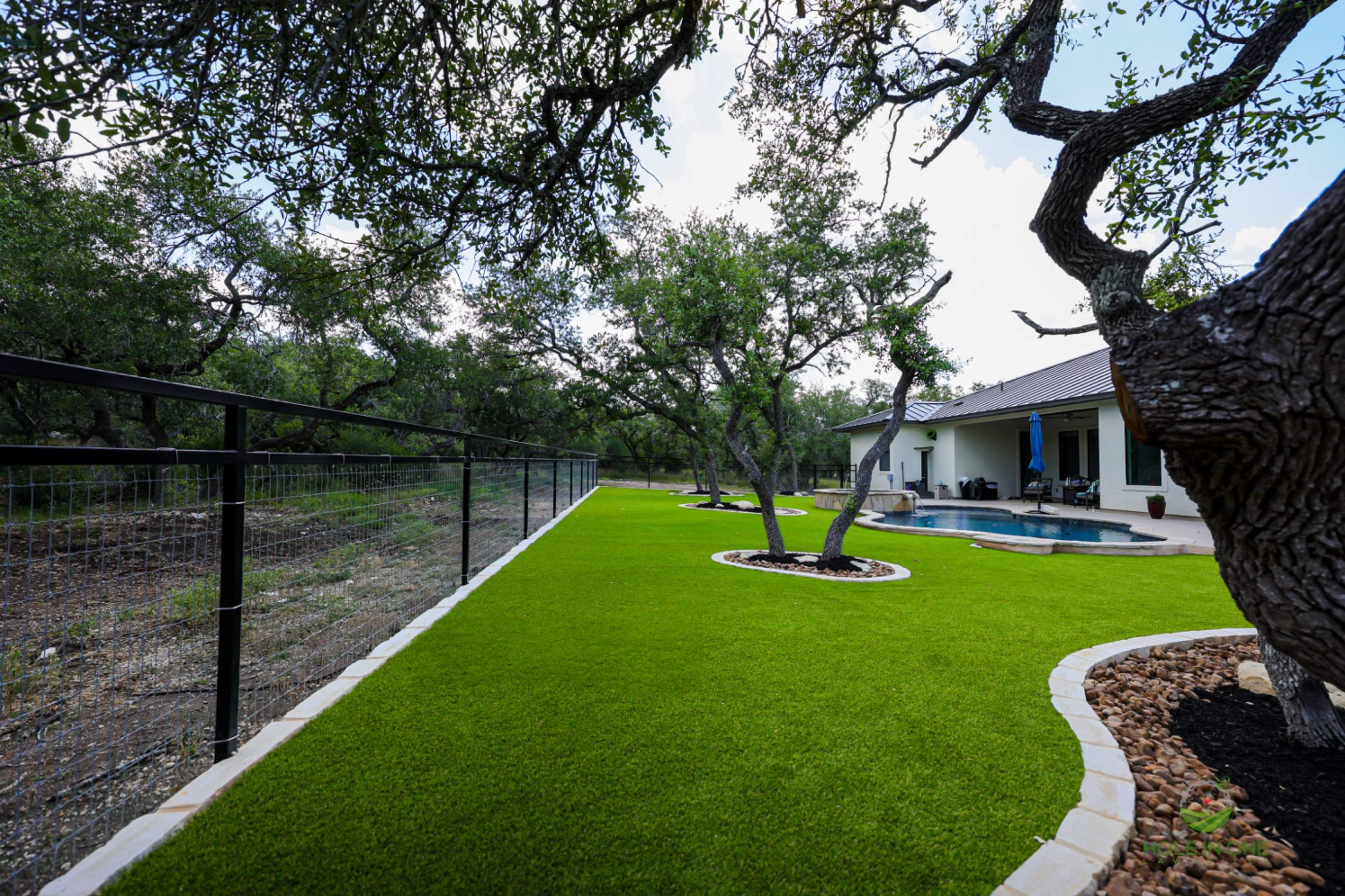 Belle Oak, Bulverde Tx. by Hole In One Lawns, LLC