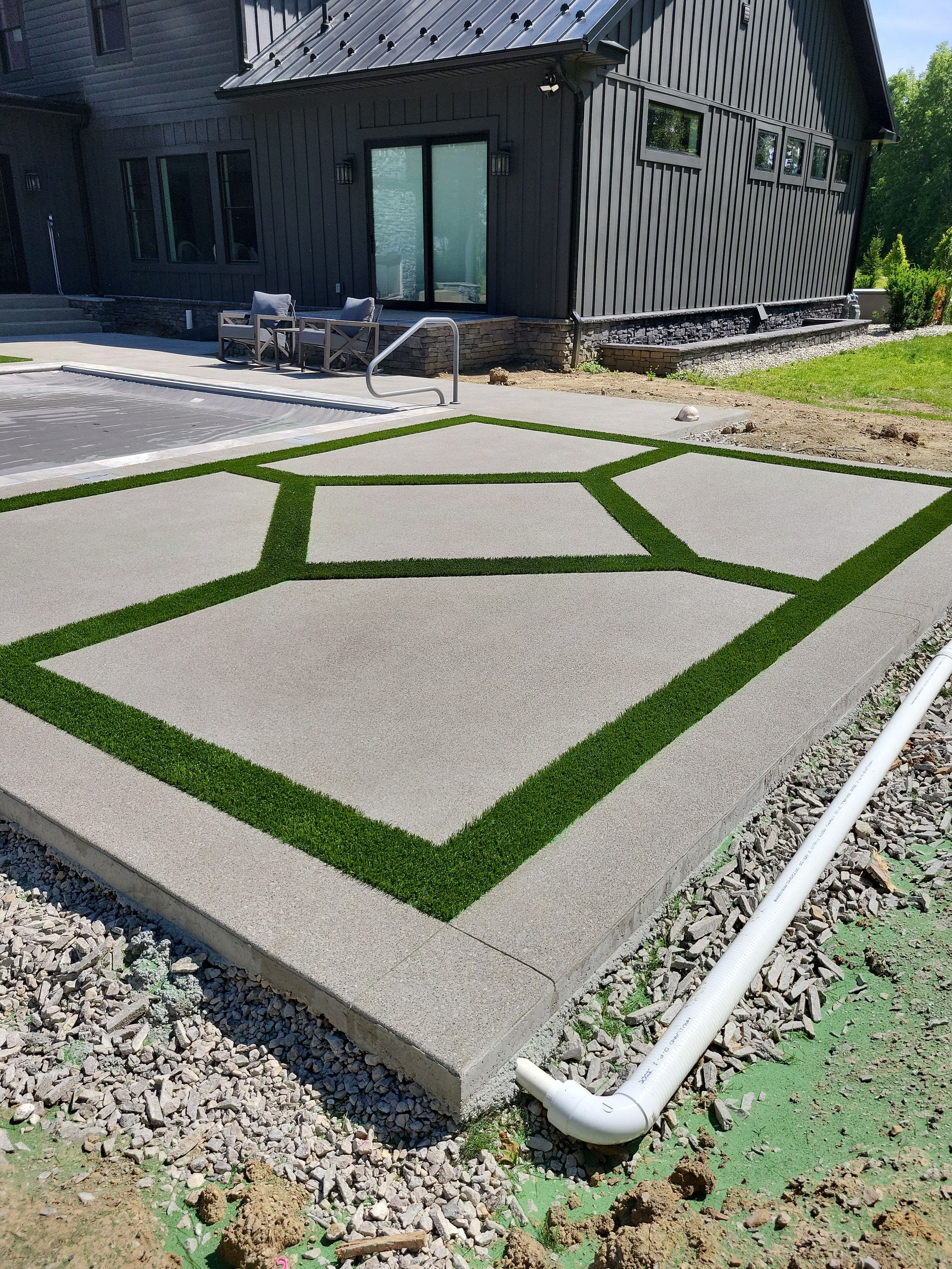 Luxury Turf Strips in Galena, OH by Southwest Greens Midwest