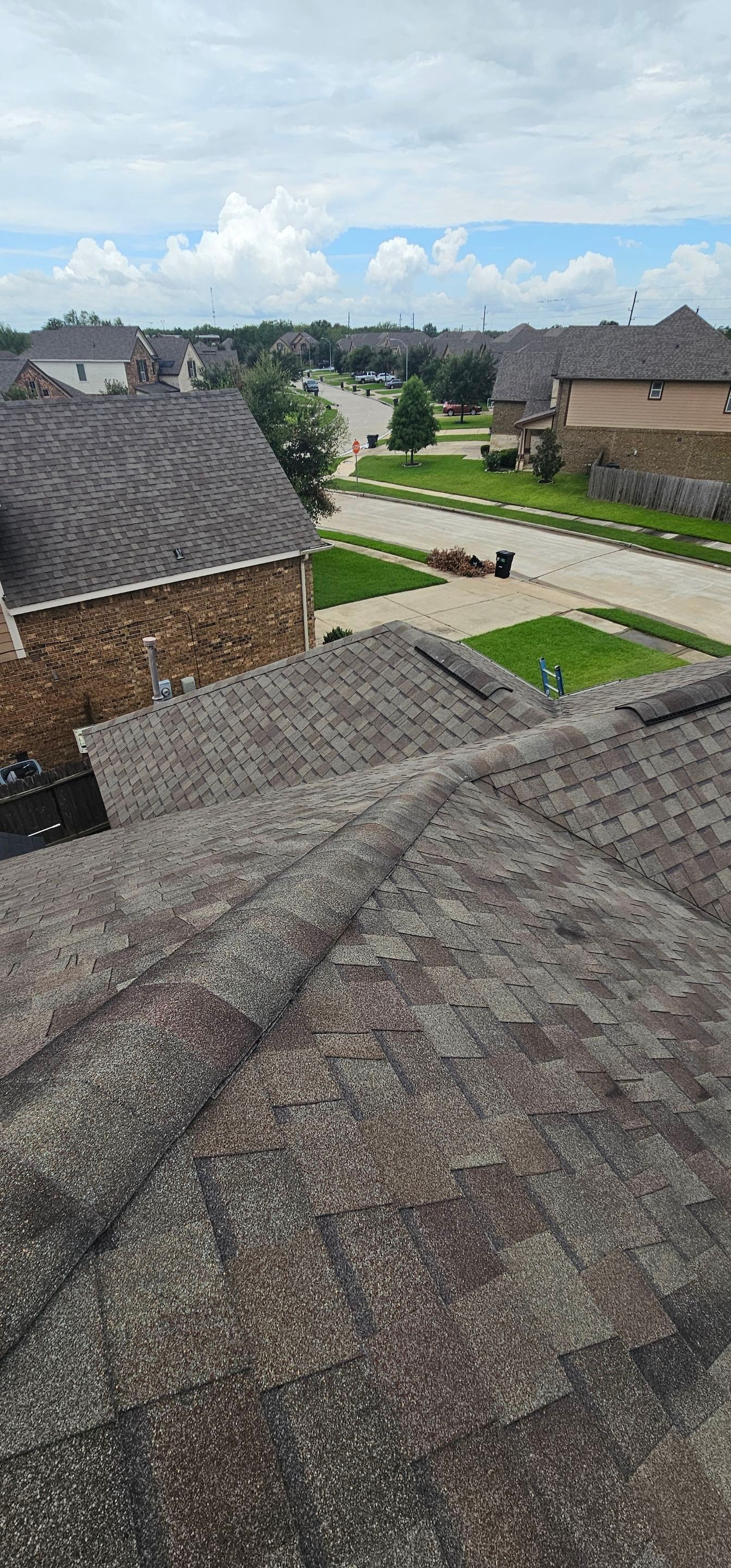 Hail Damage using Owen's Corning Duration (Lifetime) Shingles by Roof Repair Company