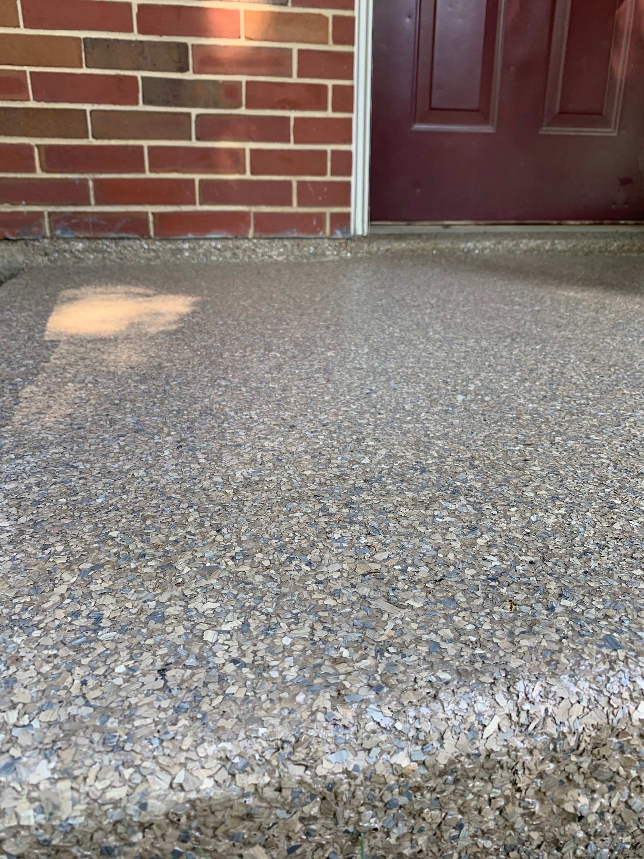 Patio Installation using Flint by Your1DayFloor.com