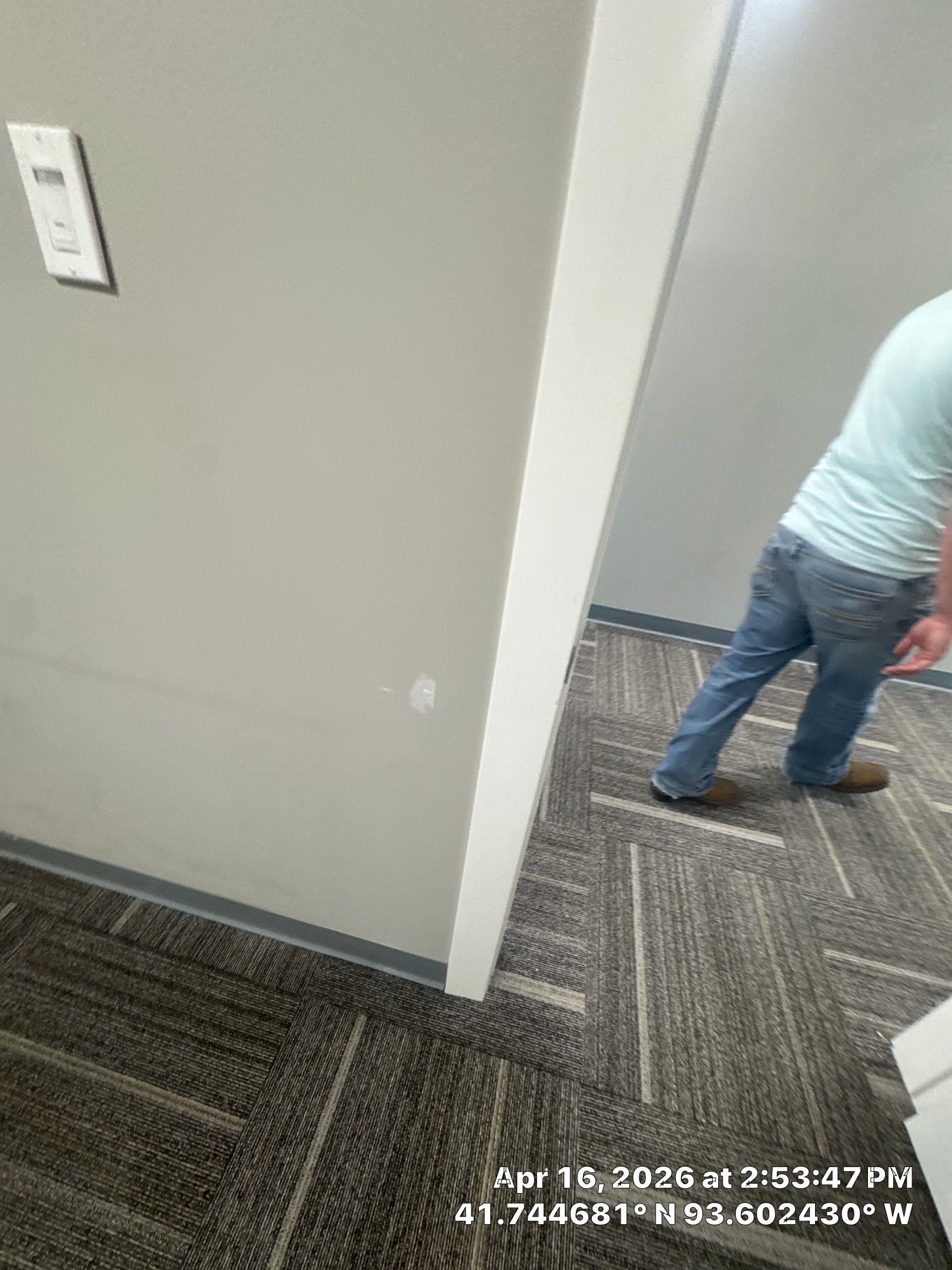 Commercial Interior Touchup after drywall work completed by Midwest Paint LLC