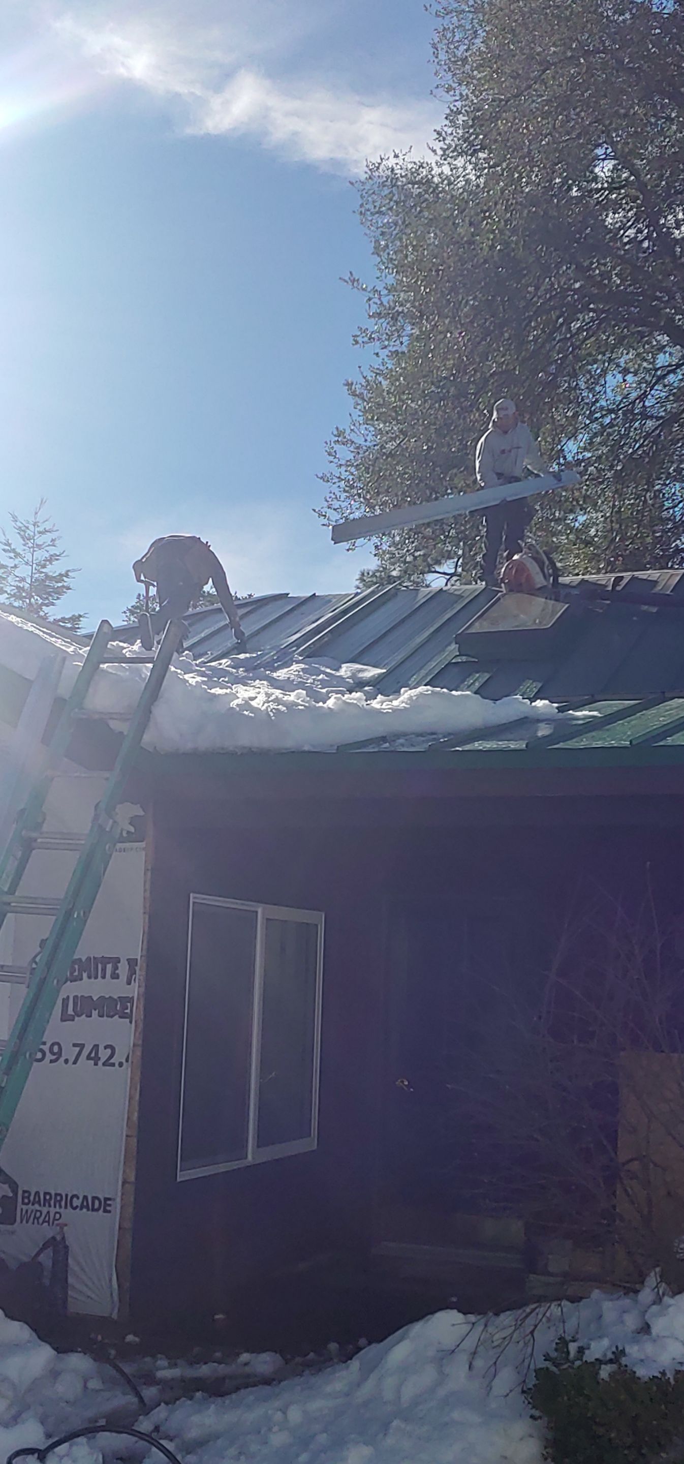 Metal roofing installation using Standing seam metal roofing system by Straight Edge Roofing Inc