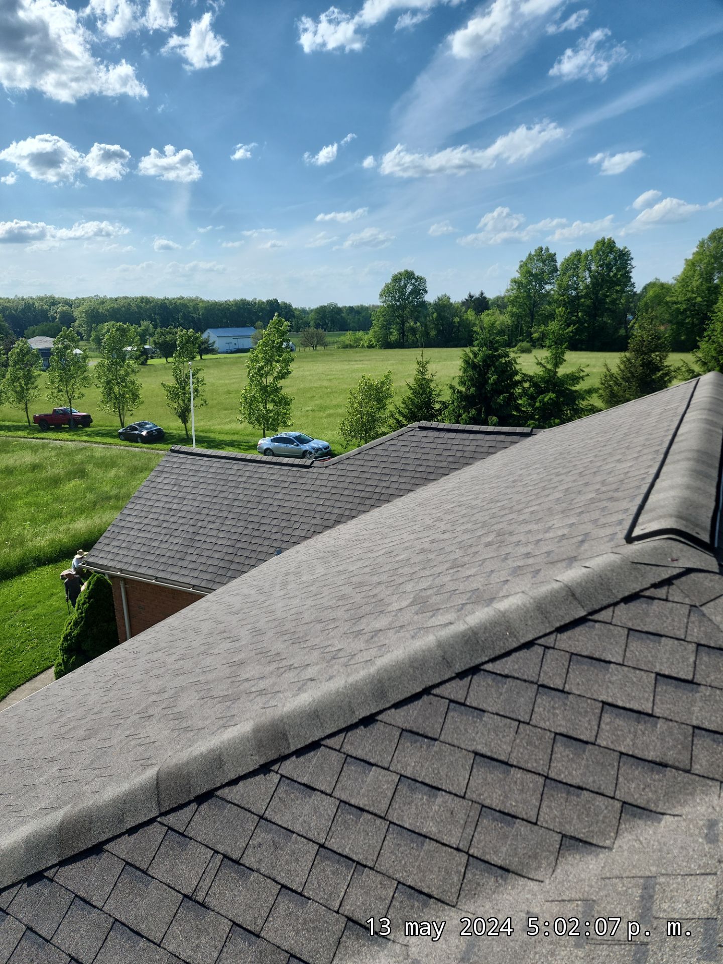 Atlas Pinnacle, Color, Weathered Wood, Drip Edge, Color, Royal Brown by Eagle Eye Roofing