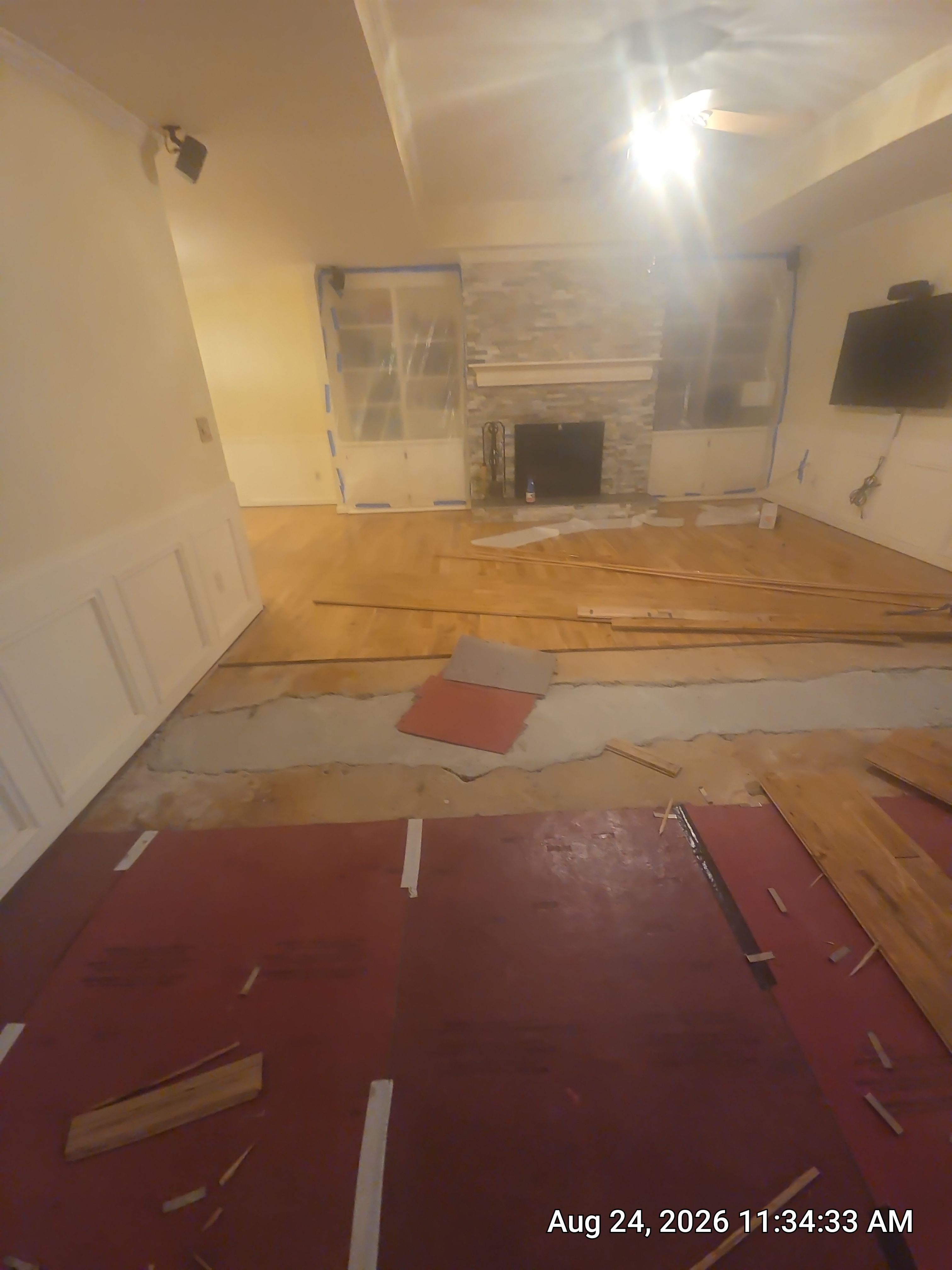 Natural Oak Hardwood Flooring Installation and site on finish Throughout Roswell Home by Flooring Xpress CO 