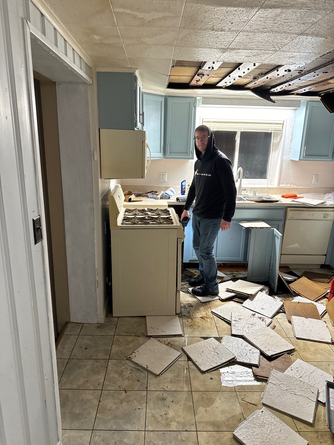 Project in Farmington Hills by EzDry Water Mitigation & Property Restoration