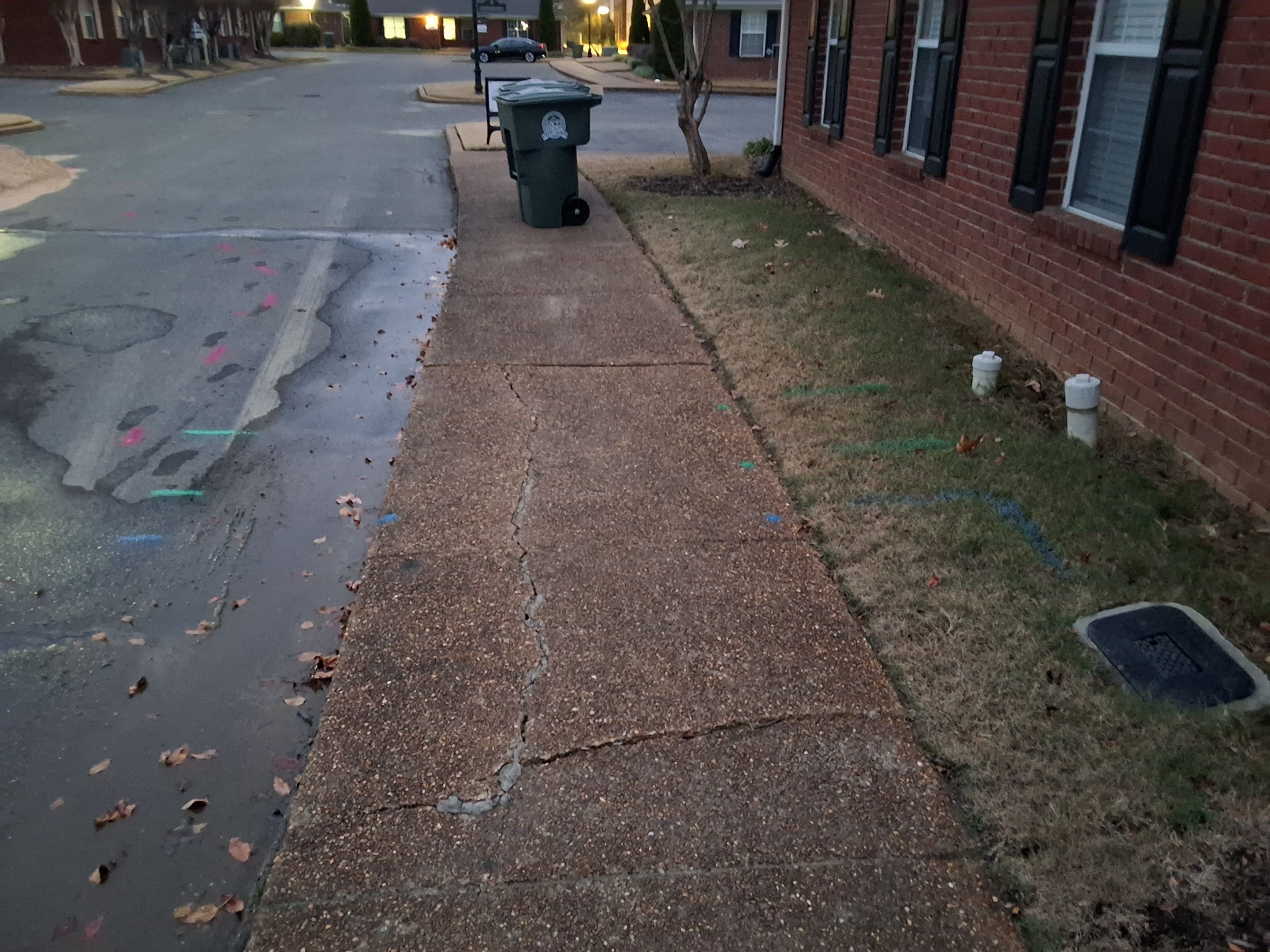 Locating Utilities for water leak repair (Plumbing Company) by Alsip Locating Service, LLC
